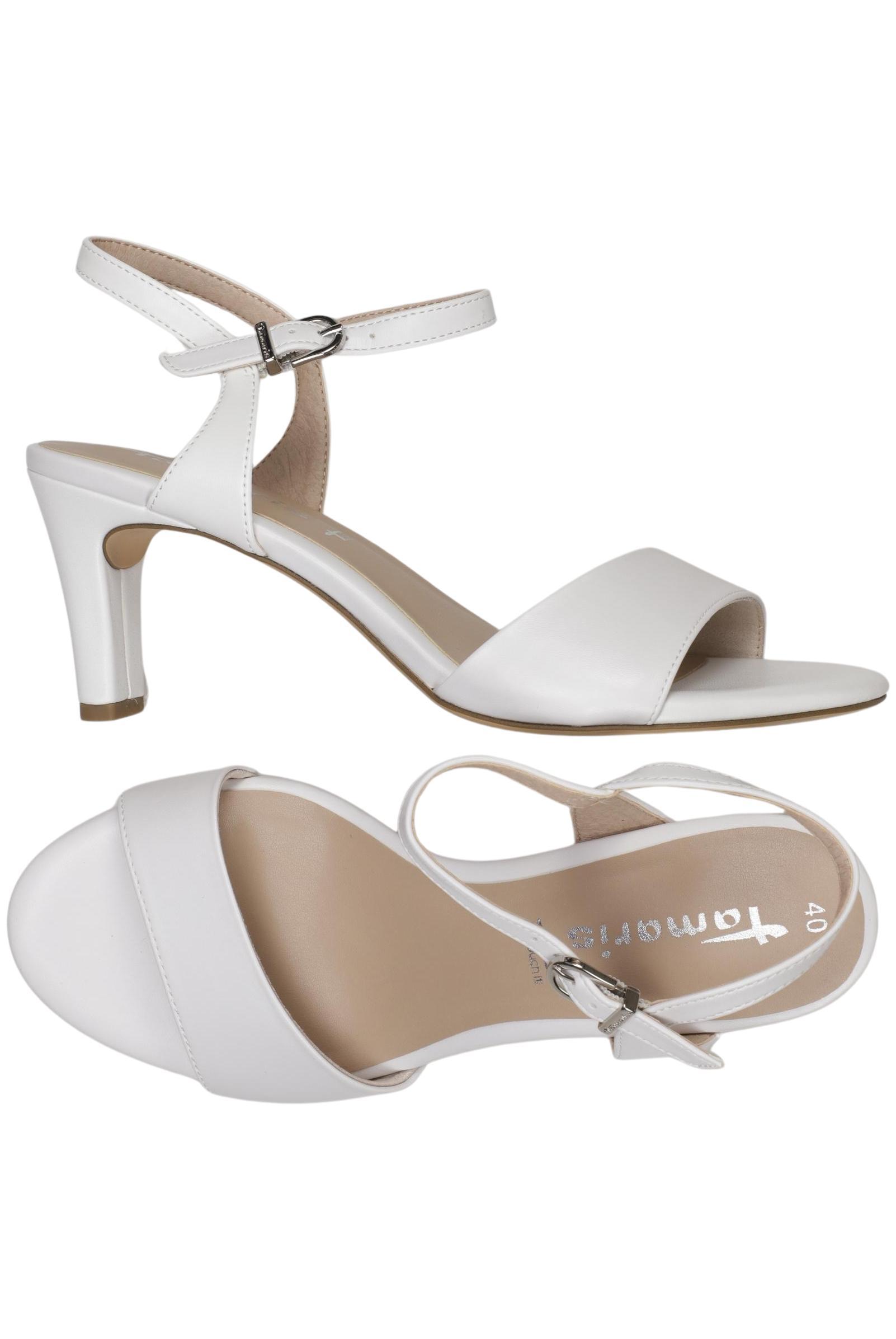 

Tamaris Damen Sandale, weiß, Gr. 40