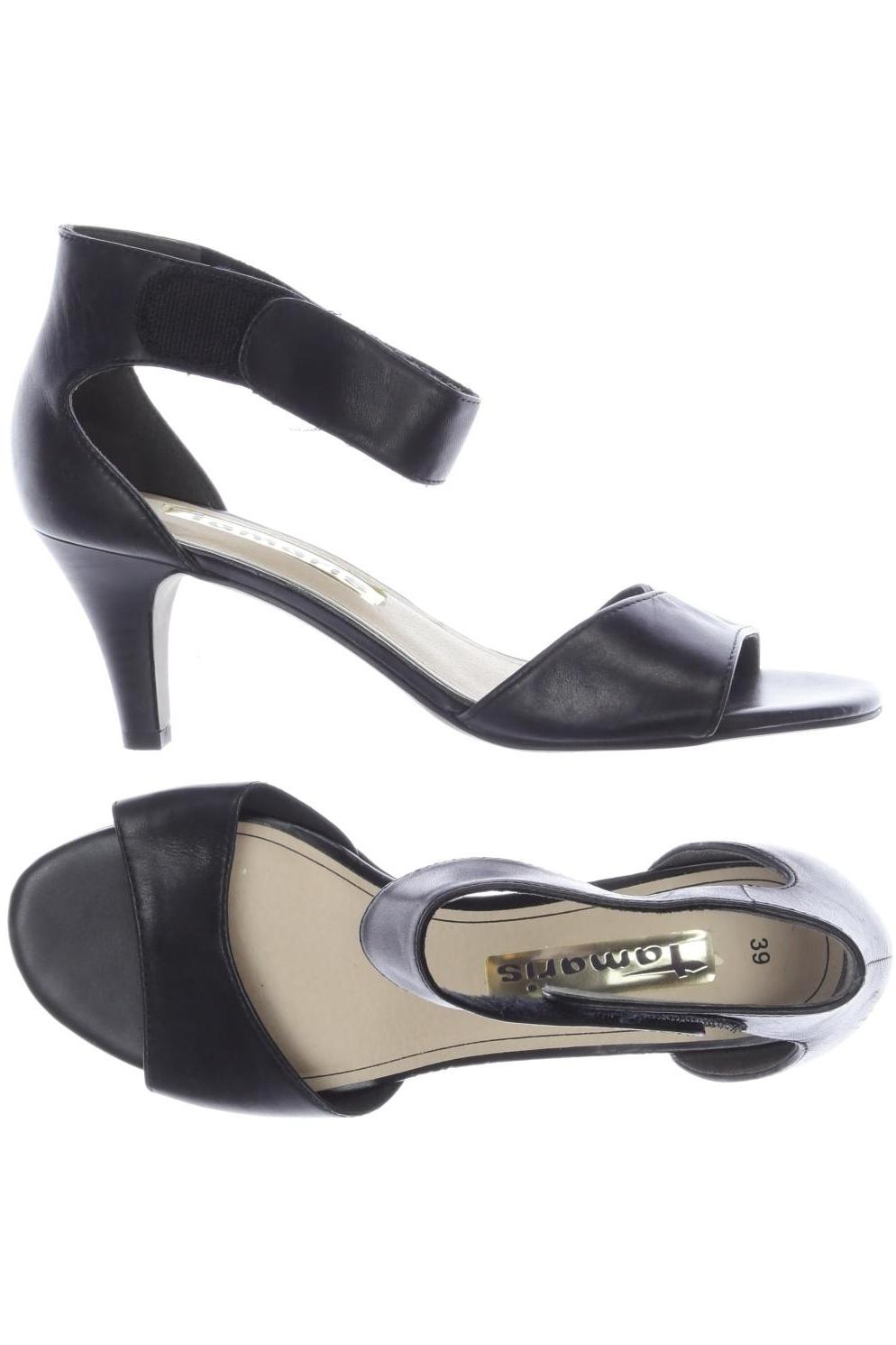 

Tamaris Damen Sandale, schwarz, Gr. 39