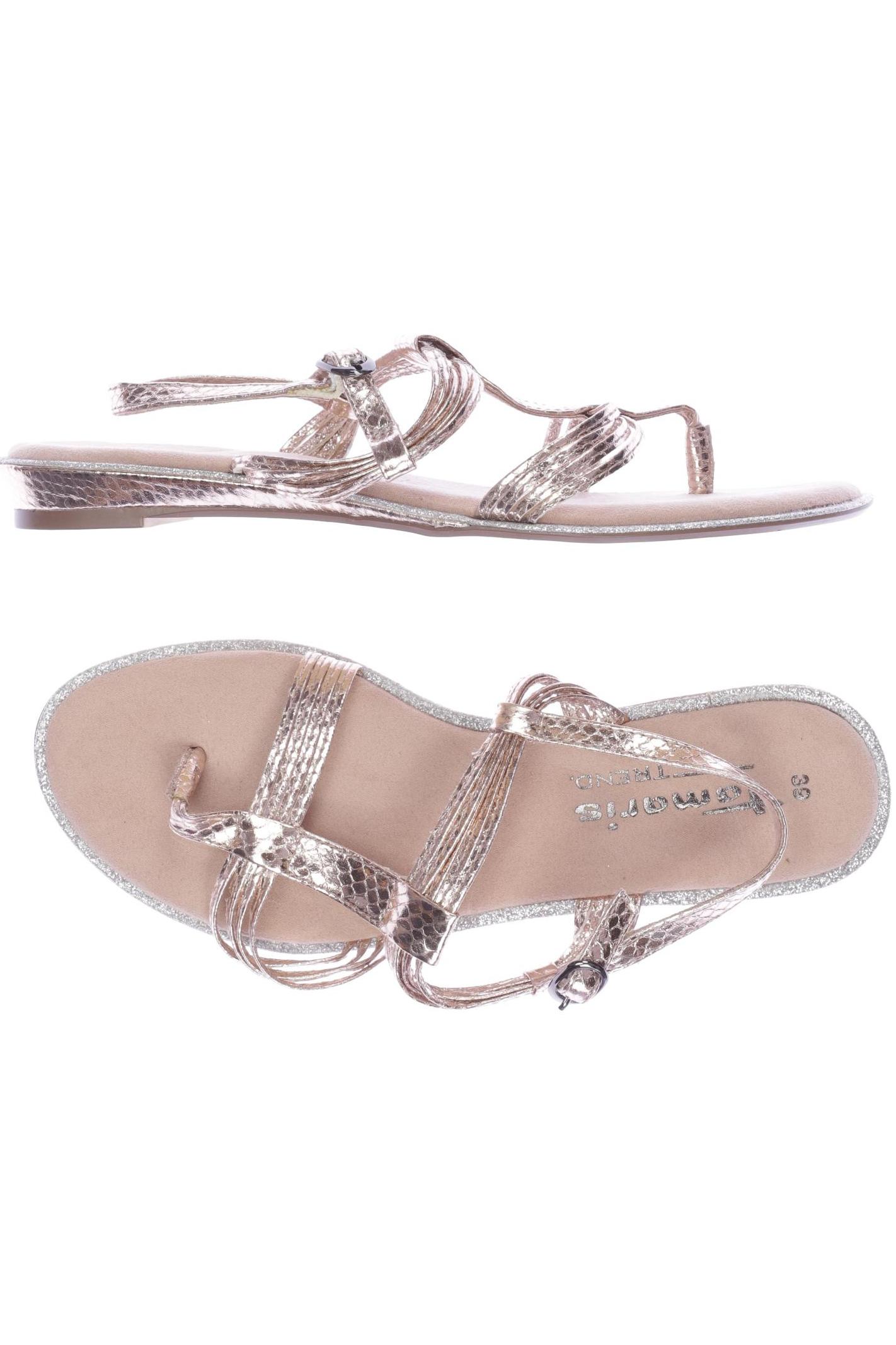 

Tamaris Damen Sandale, beige, Gr. 39