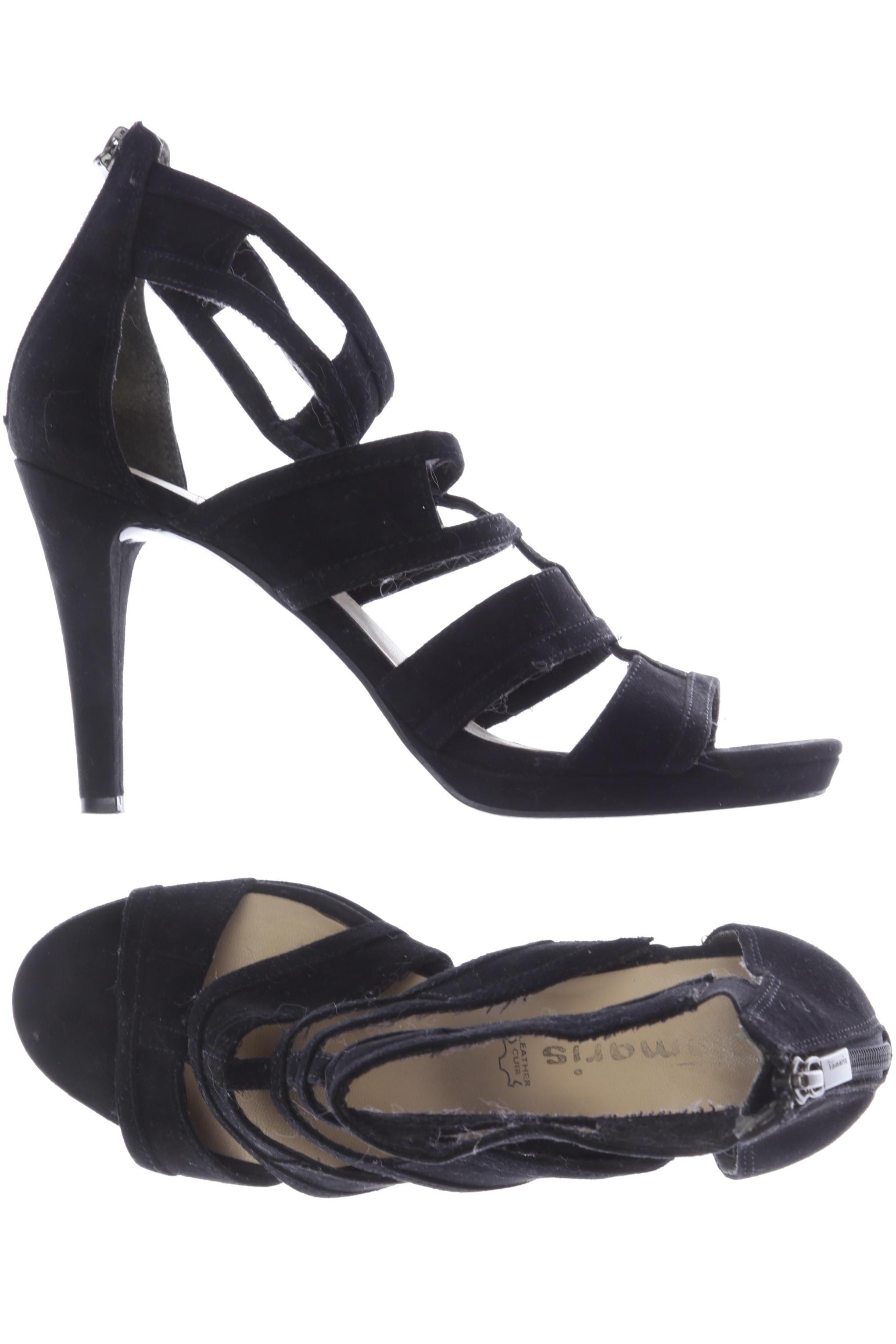 

Tamaris Damen Sandale, schwarz, Gr. 40