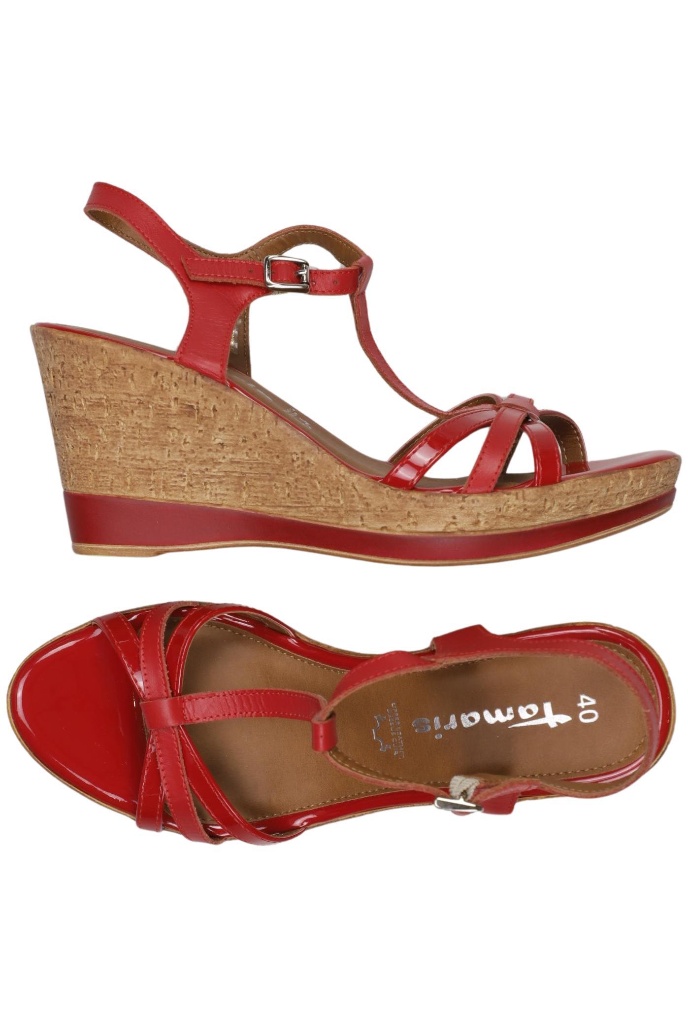 

Tamaris Damen Sandale, rot, Gr. 40