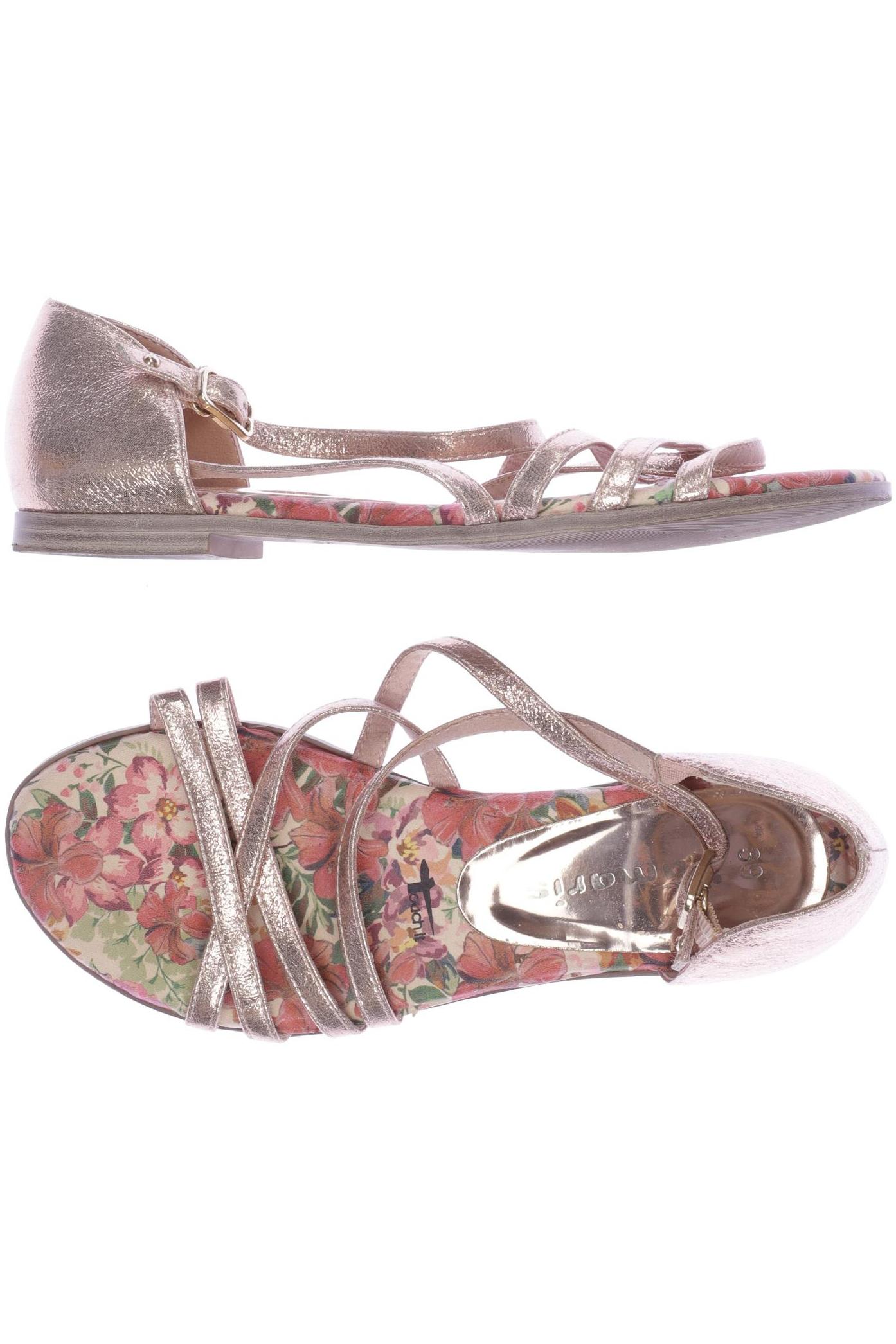 

Tamaris Damen Sandale, beige, Gr. 39