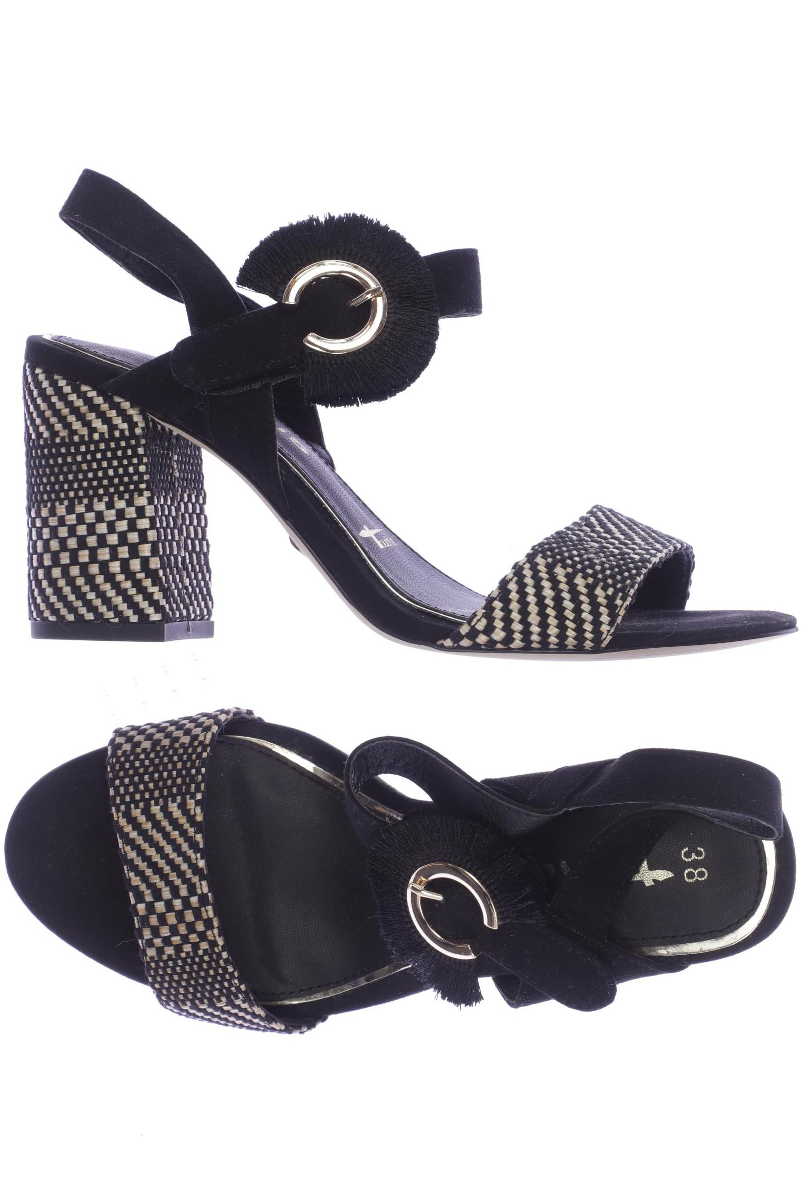 

Tamaris Damen Sandale, schwarz, Gr. 38