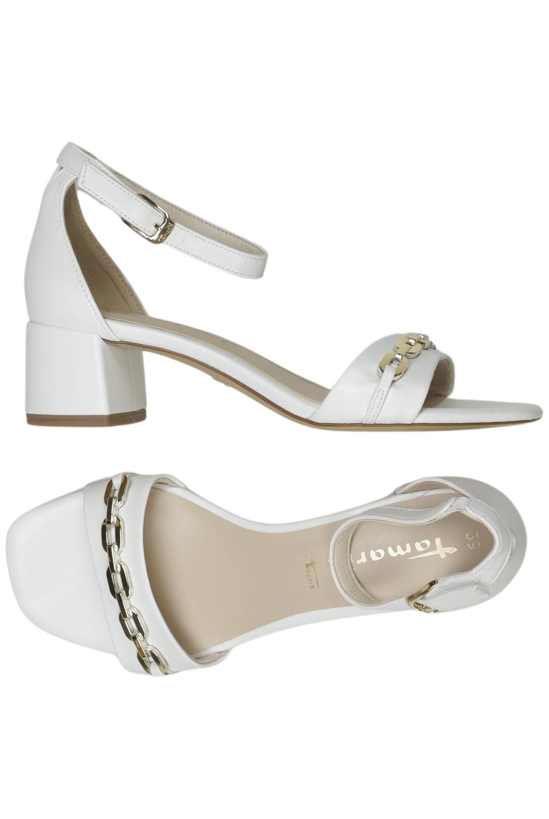 

Tamaris Damen Sandale, weiß, Gr. 39