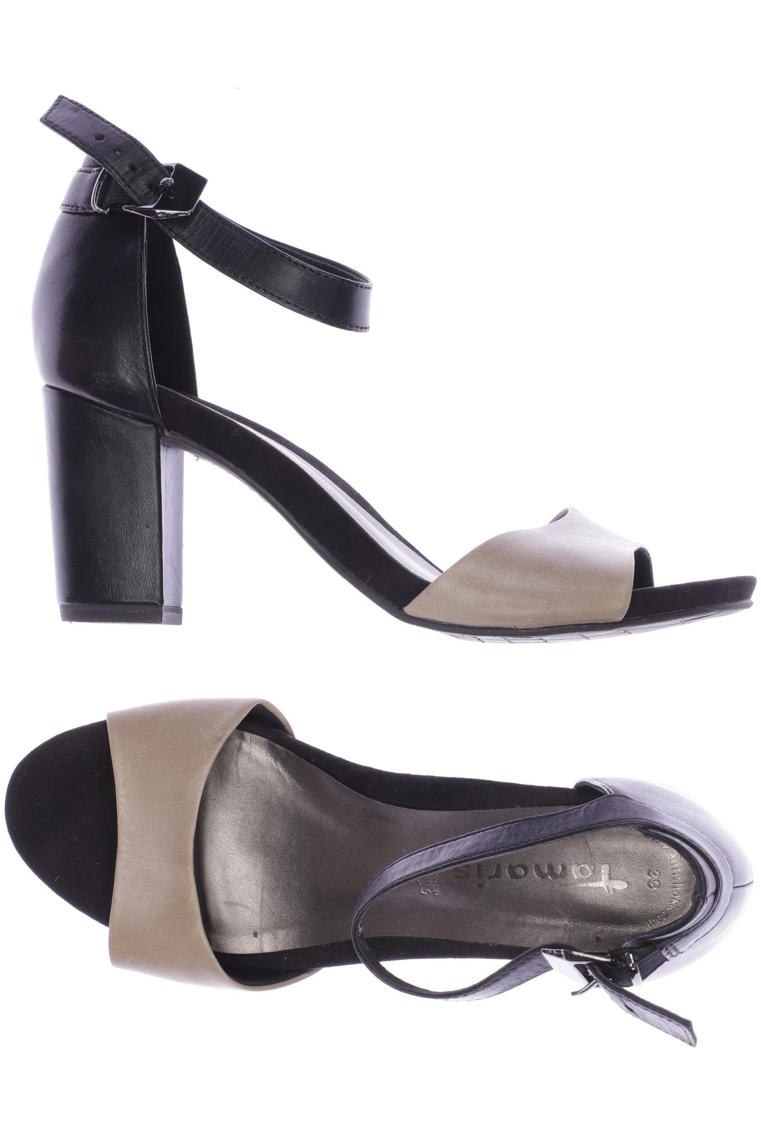 

Tamaris Damen Sandale, schwarz, Gr. 39