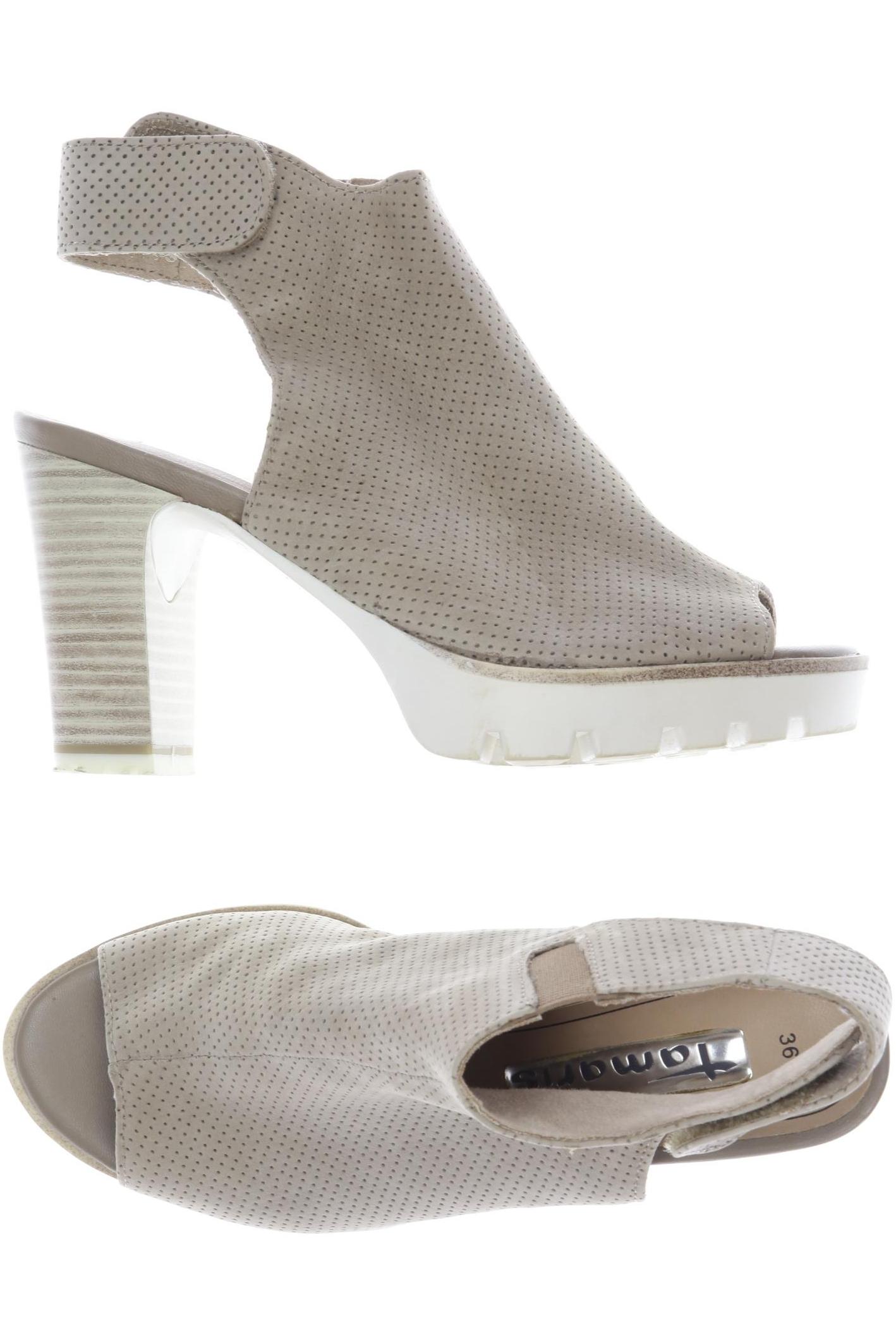 

Tamaris Damen Sandale, beige, Gr. 36