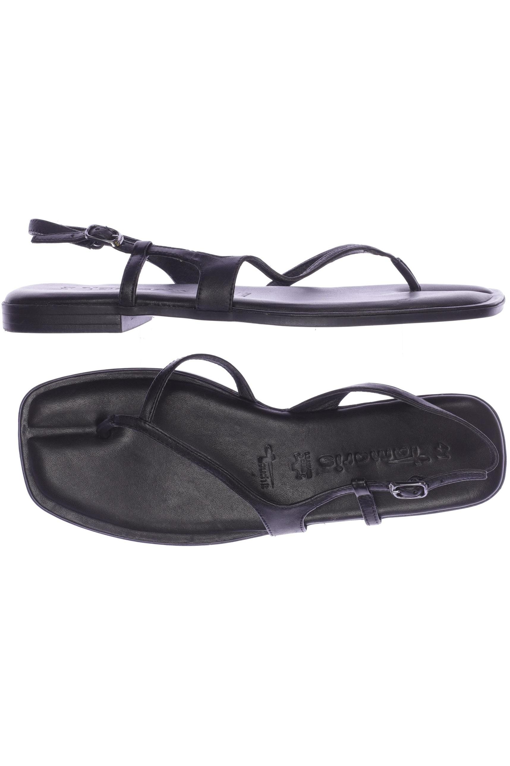 

Tamaris Damen Sandale, schwarz, Gr. 41