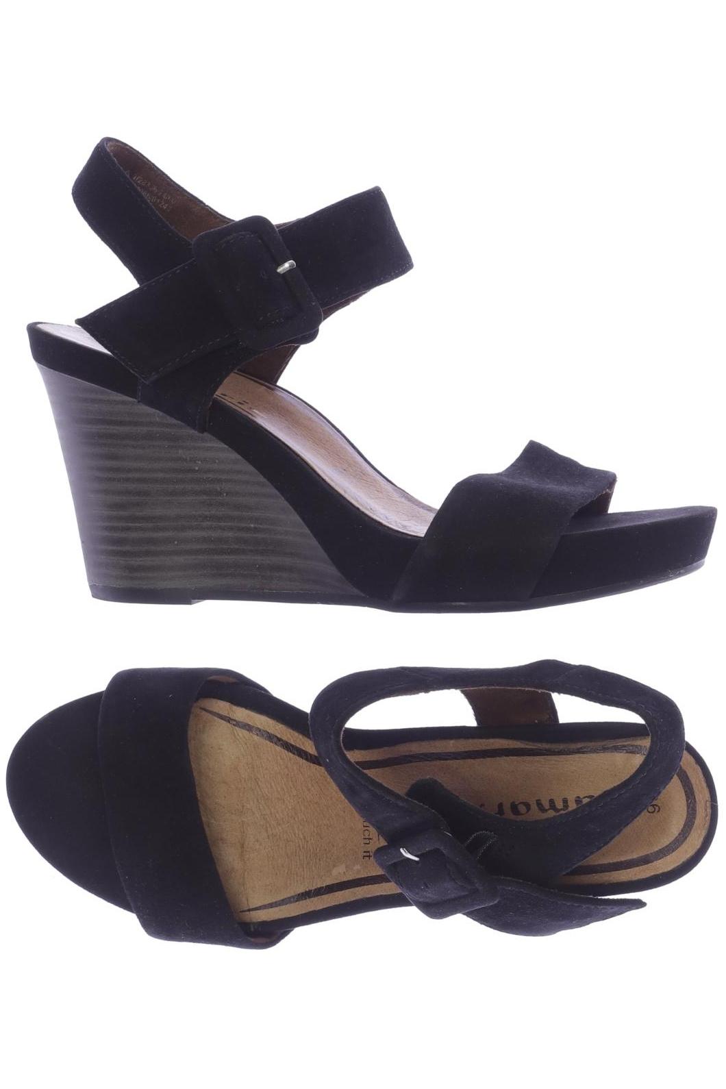 

Tamaris Damen Sandale, schwarz, Gr. 36