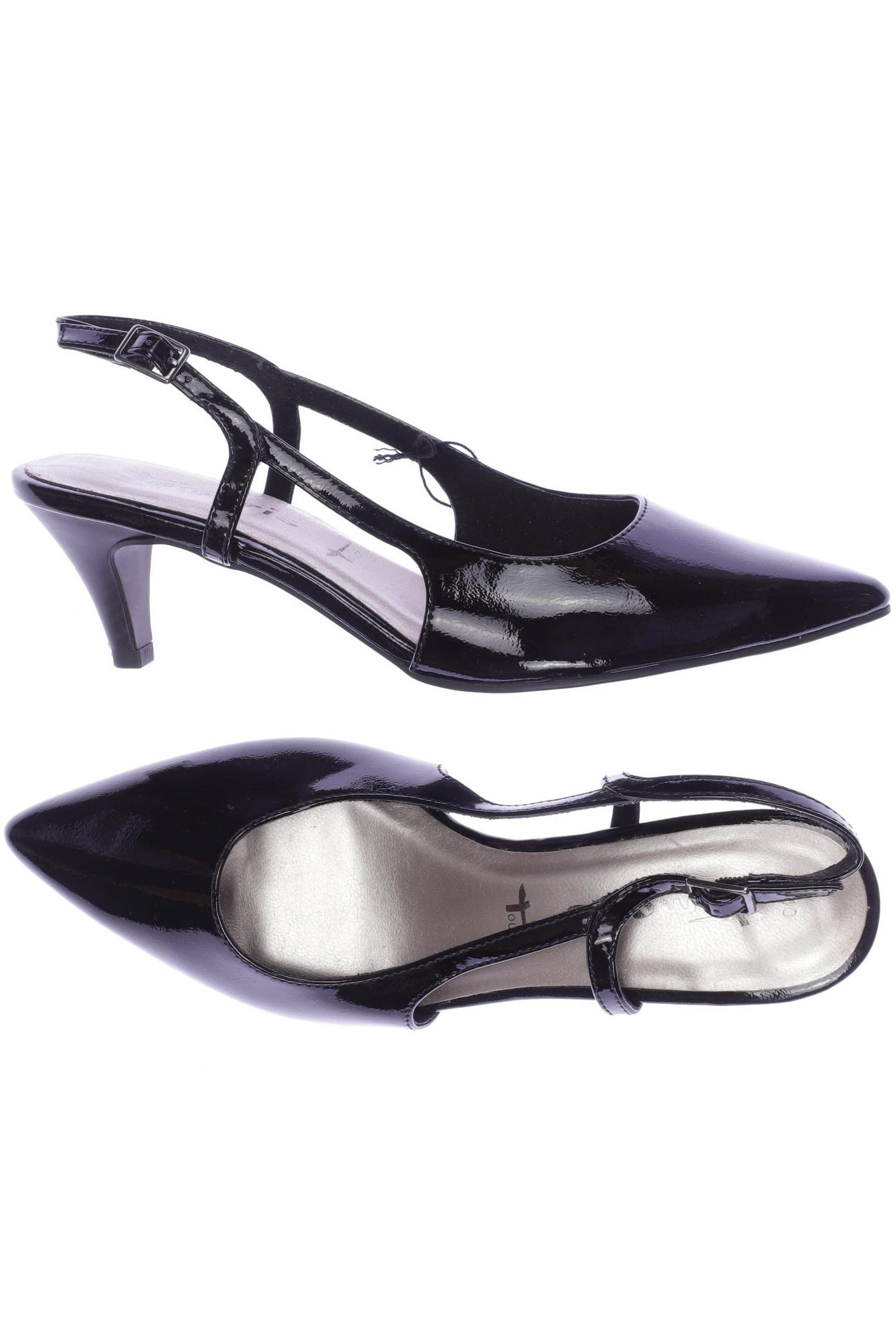 

Tamaris Damen Sandale, schwarz, Gr. 40