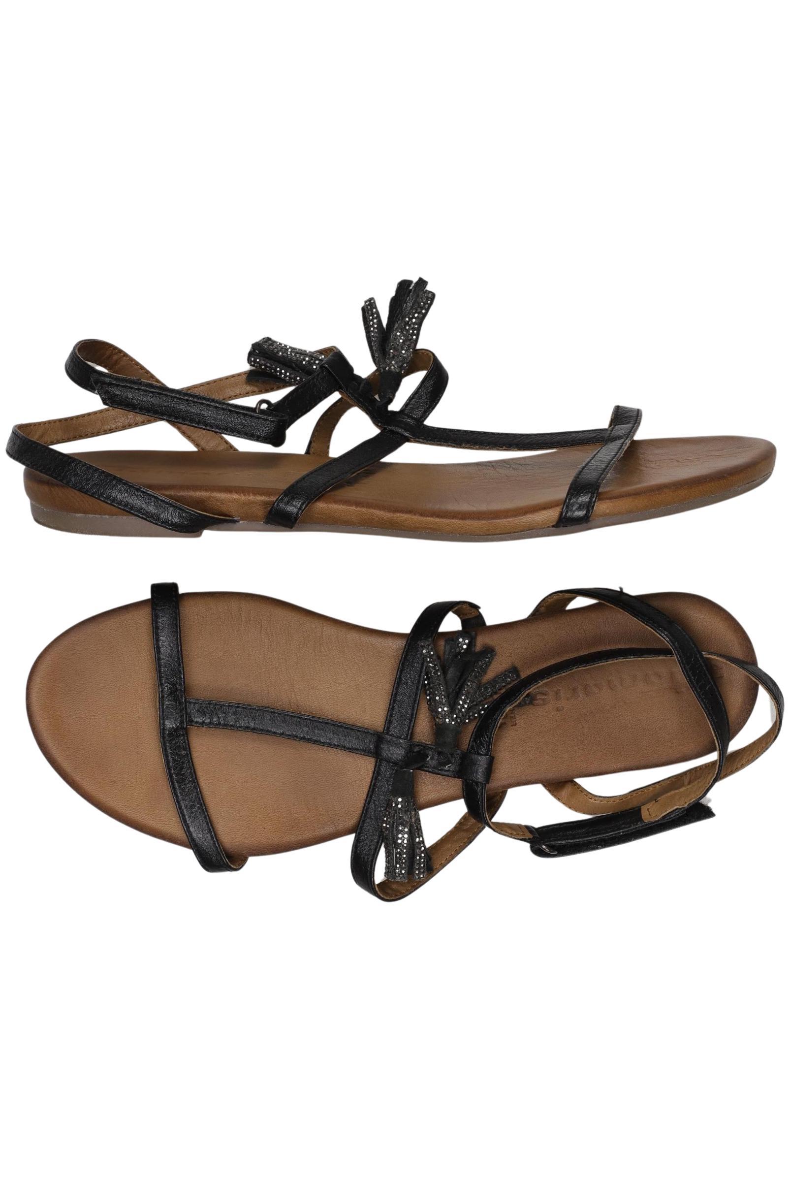 

Tamaris Damen Sandale, schwarz, Gr. 41