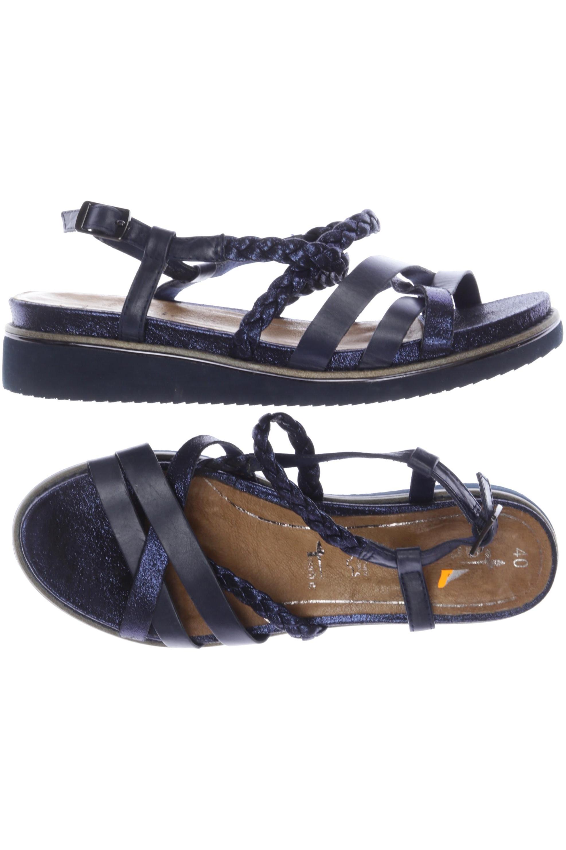 

Tamaris Damen Sandale, marineblau, Gr. 40
