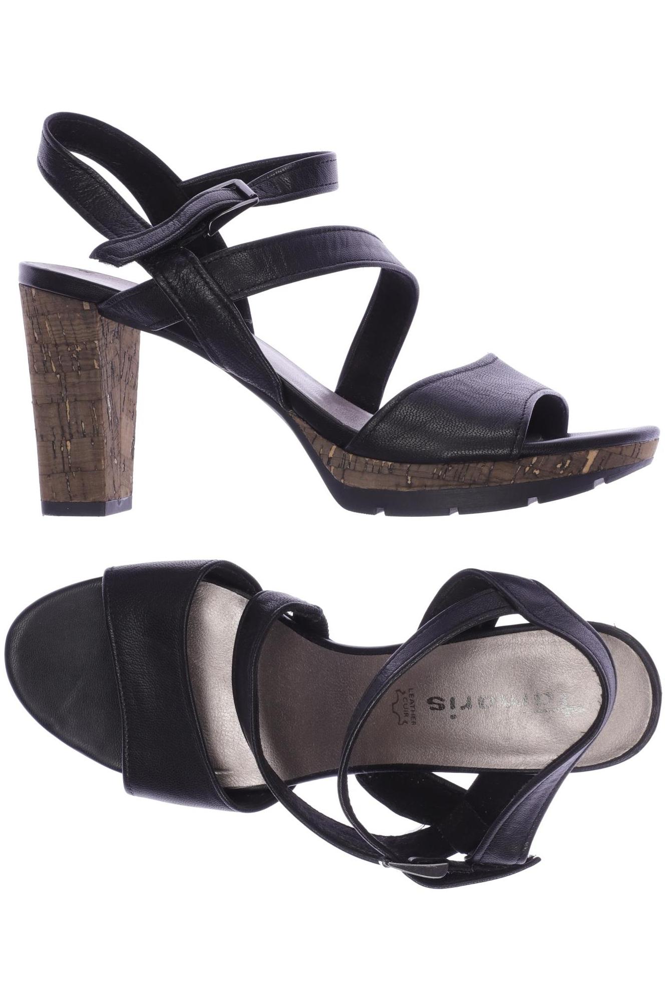 

Tamaris Damen Sandale, schwarz