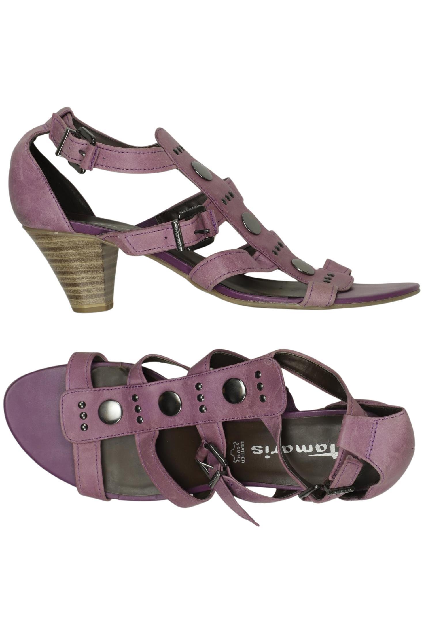 

Tamaris Damen Sandale, flieder, Gr. 40