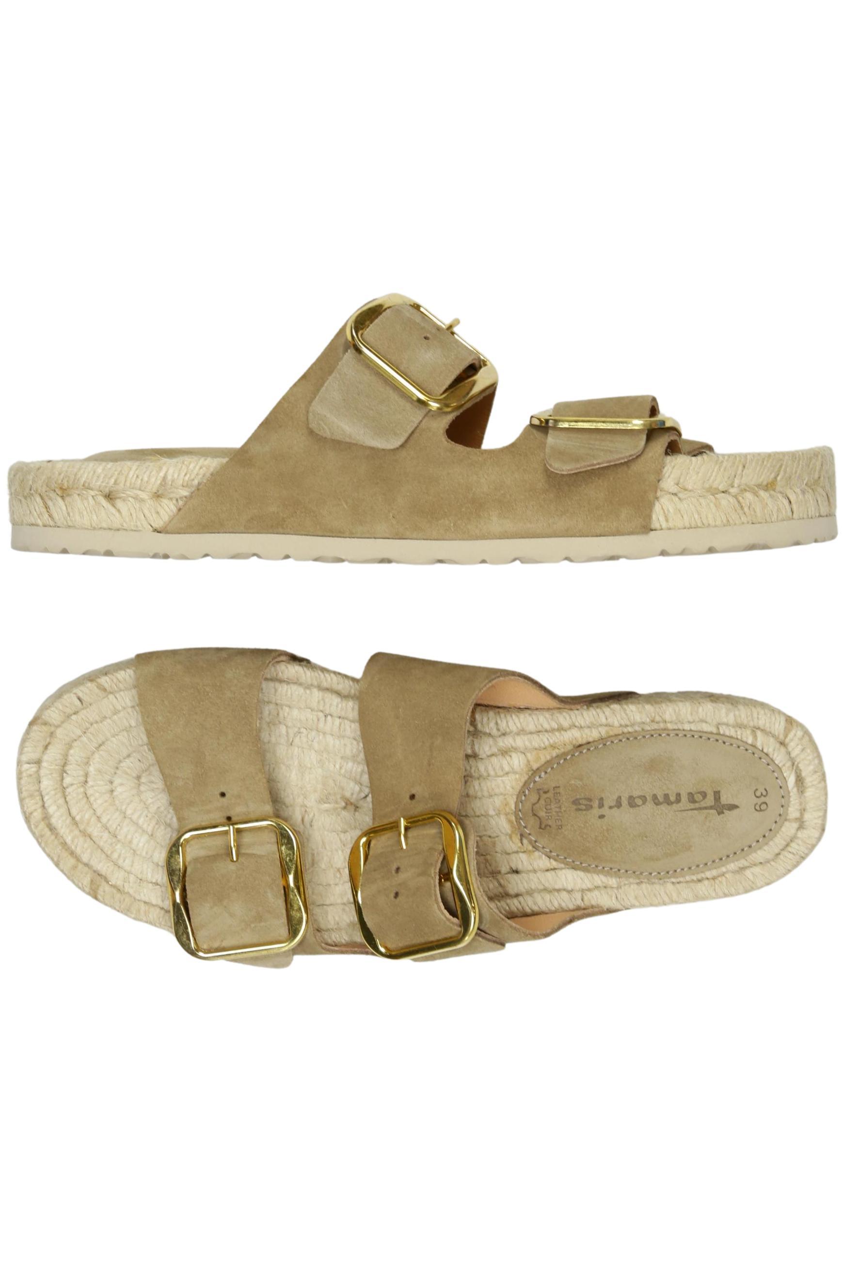 

Tamaris Damen Sandale, beige, Gr. 39