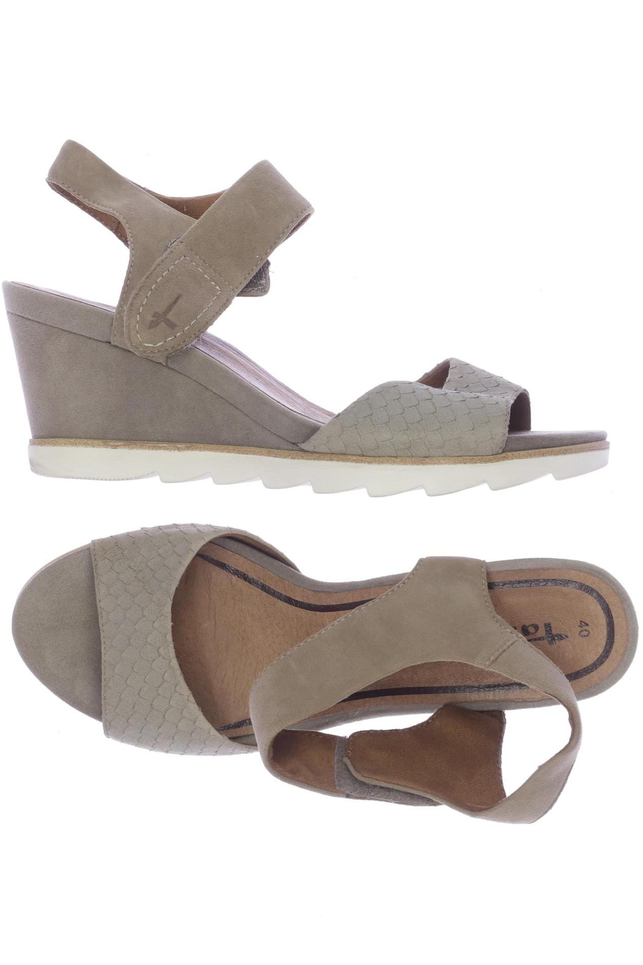 

Tamaris Damen Sandale, beige, Gr. 40