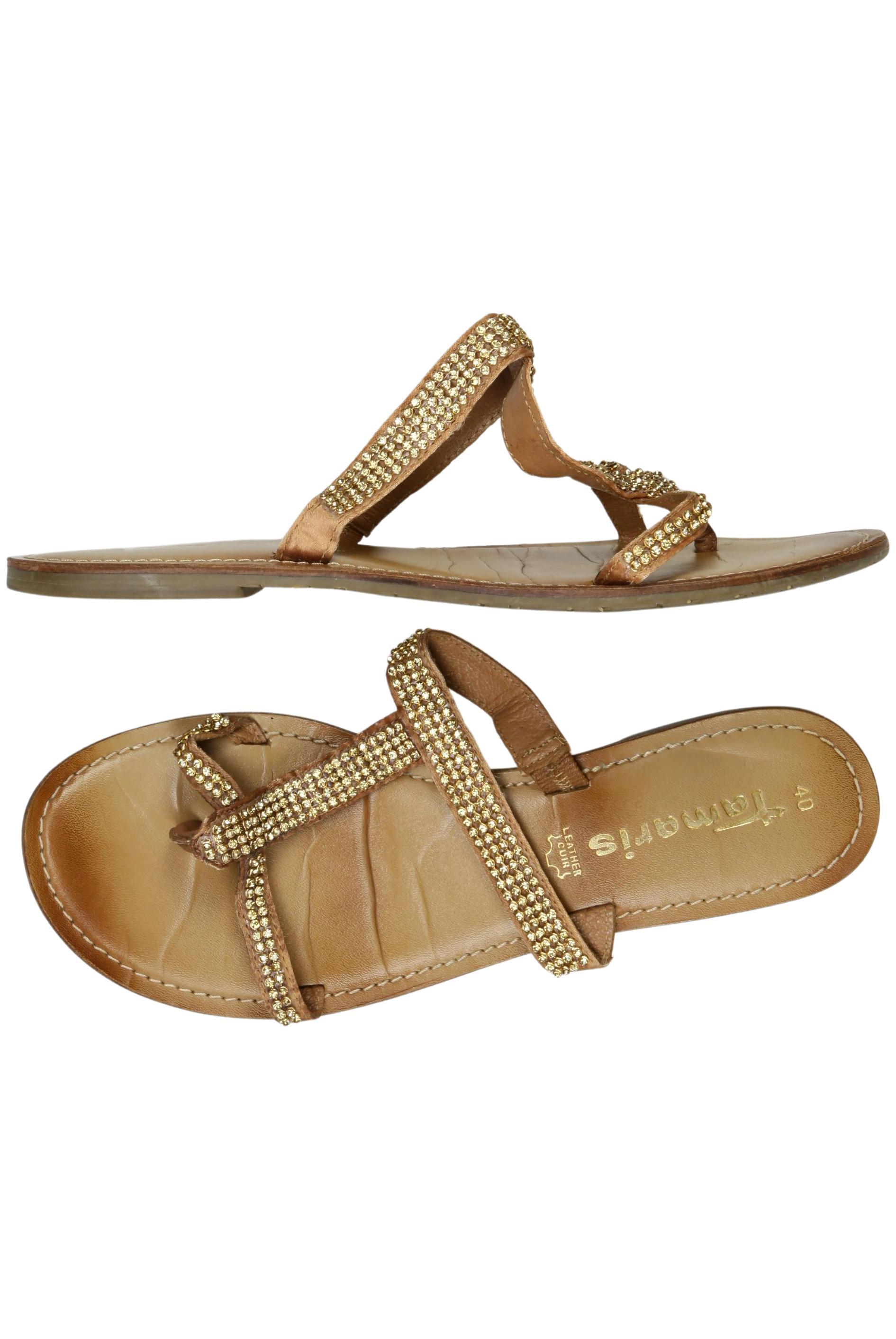 

Tamaris Damen Sandale, gold, Gr. 40