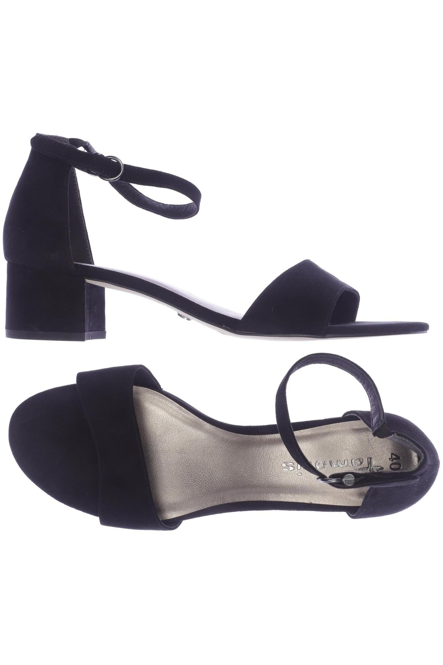 

Tamaris Damen Sandale, schwarz, Gr. 40
