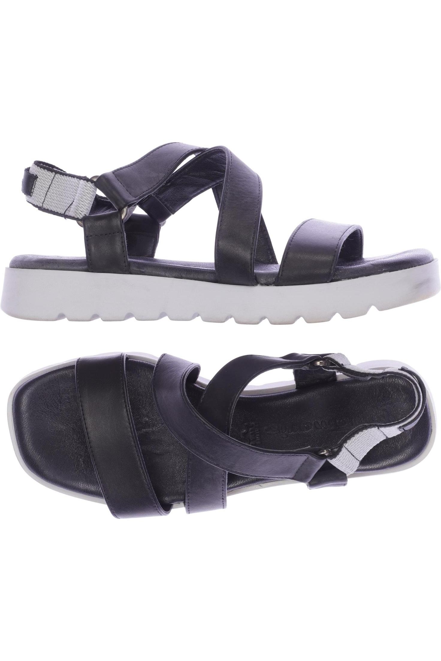 

Tamaris Damen Sandale, schwarz, Gr. 38