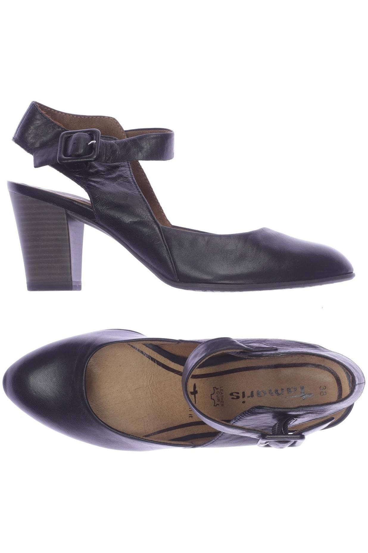 

Tamaris Damen Sandale, schwarz, Gr. 38