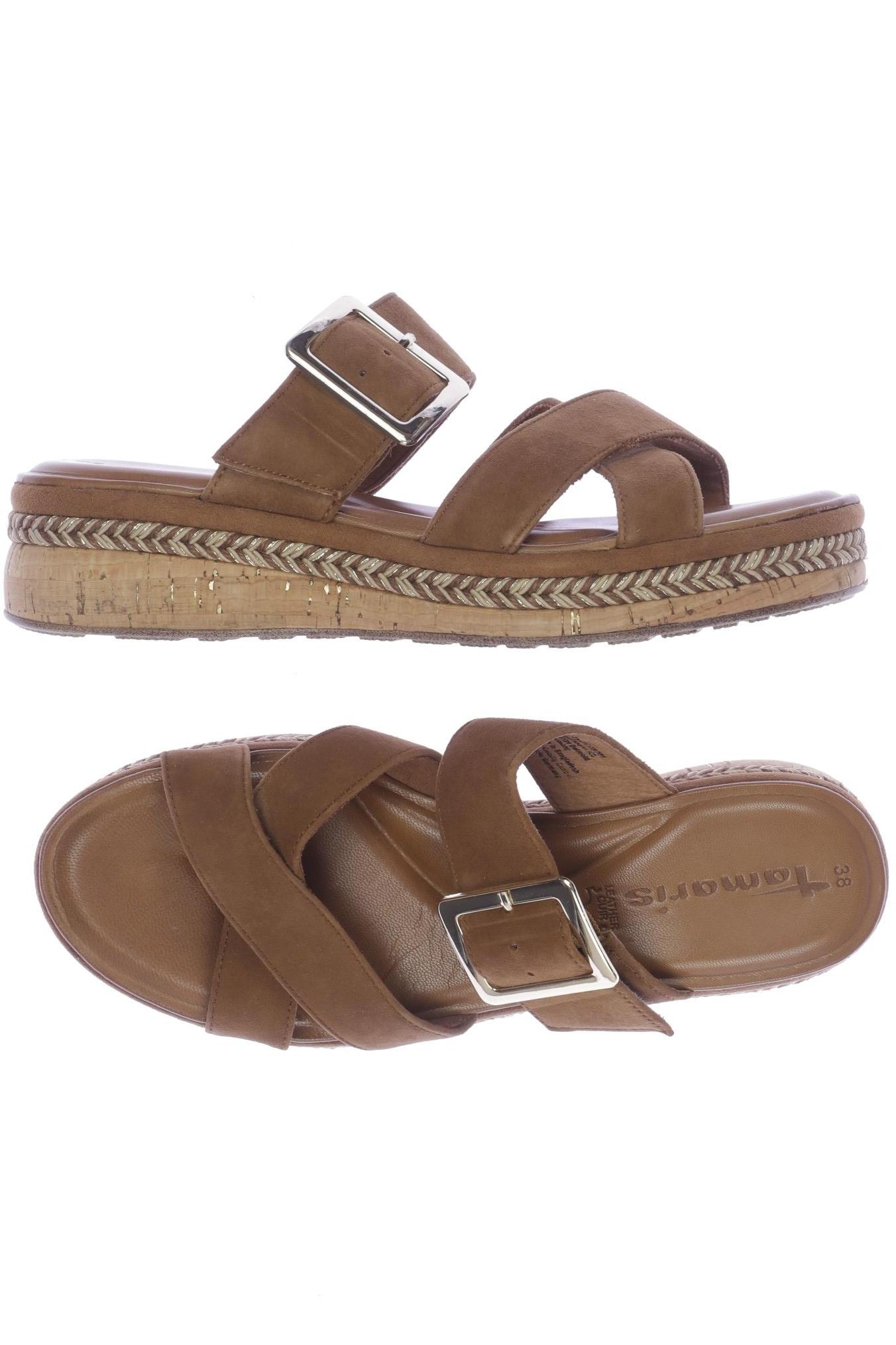 

Tamaris Damen Sandale, braun, Gr. 38
