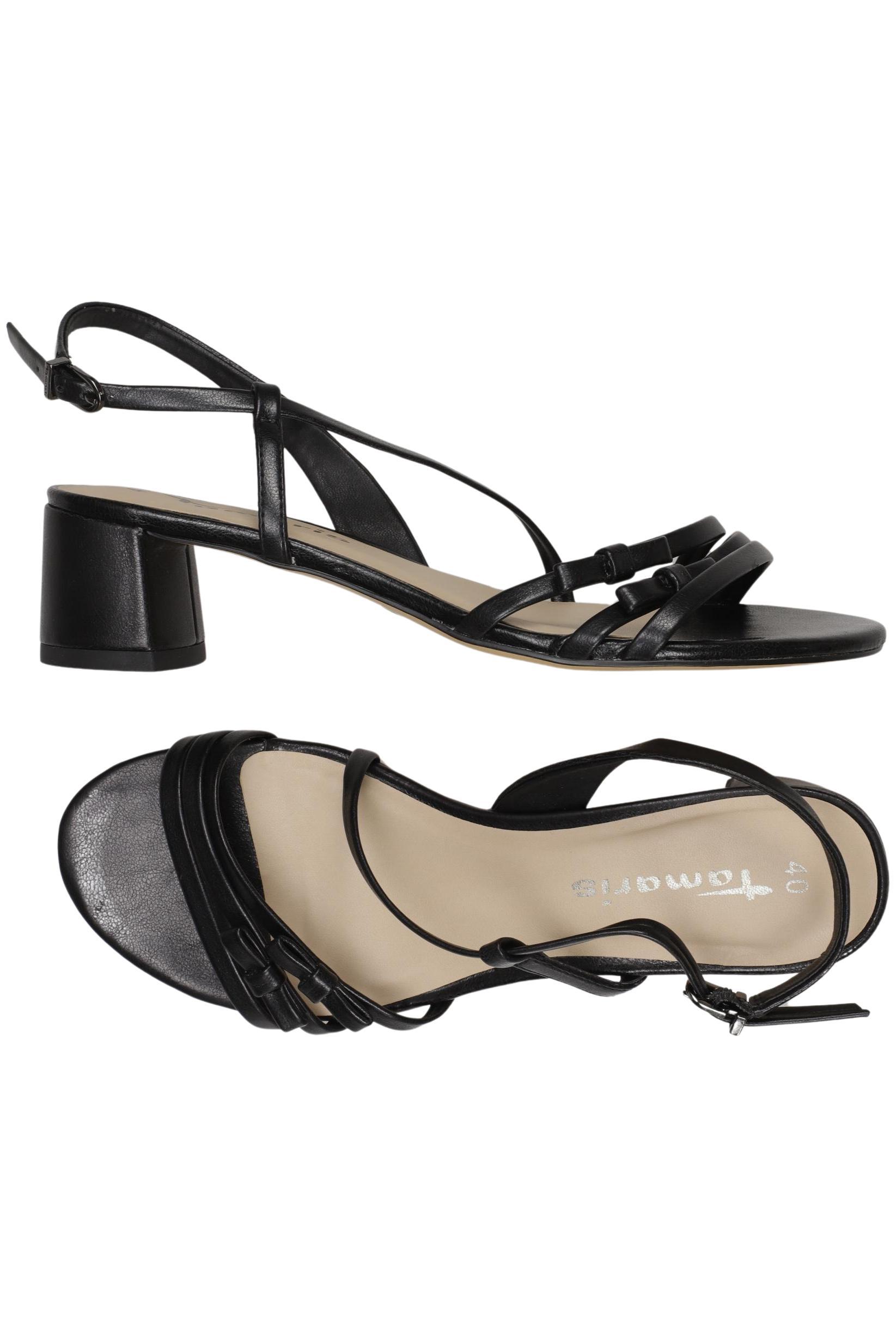 

Tamaris Damen Sandale, schwarz, Gr. 40