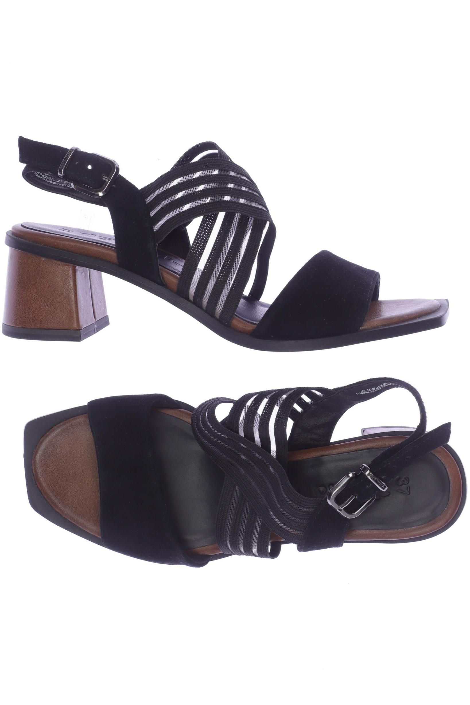 

Tamaris Damen Sandale, schwarz, Gr. 37