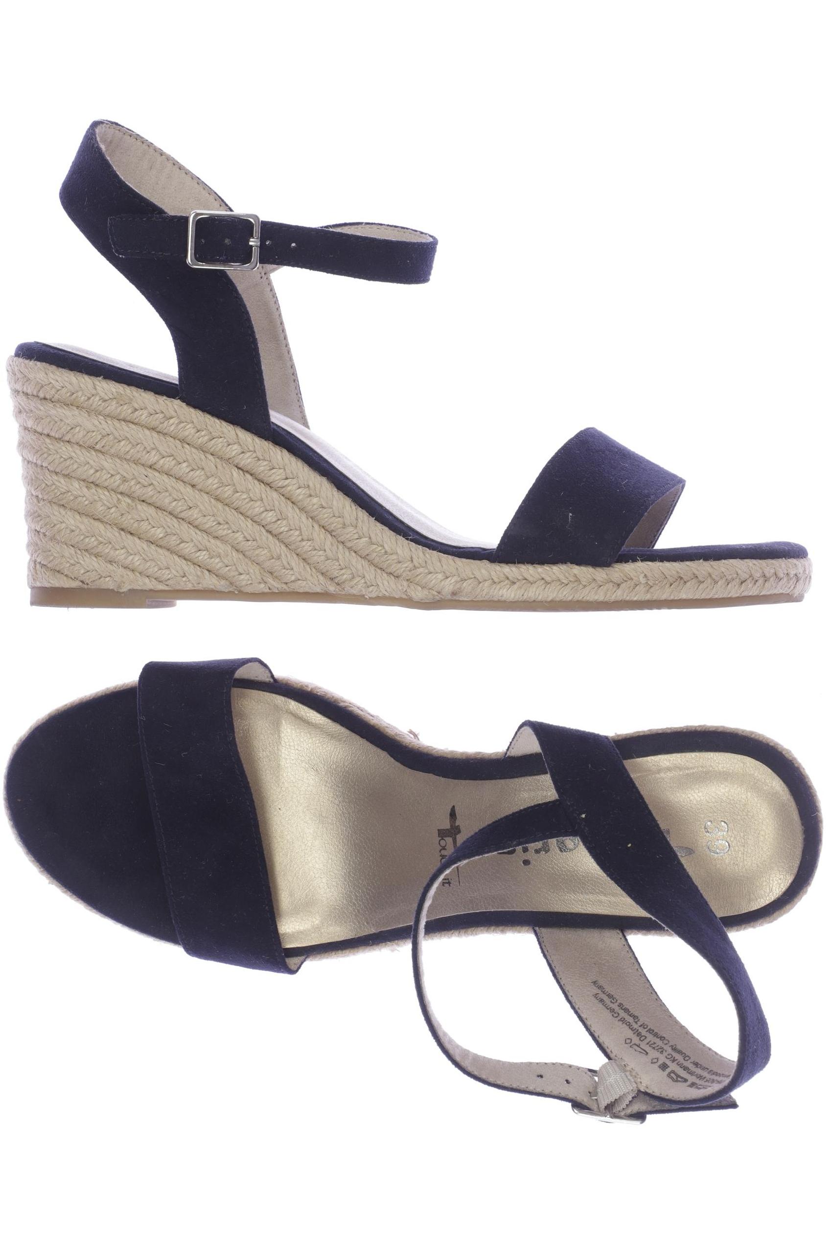

Tamaris Damen Sandale, marineblau, Gr. 39