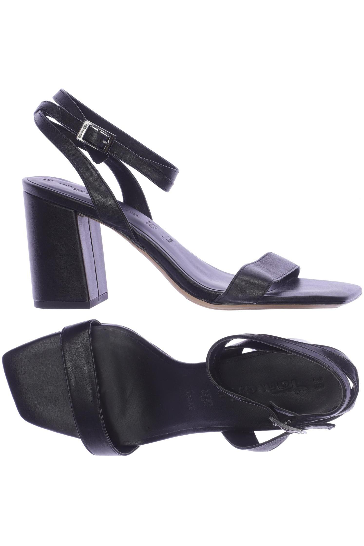 

Tamaris Damen Sandale, schwarz, Gr. 38
