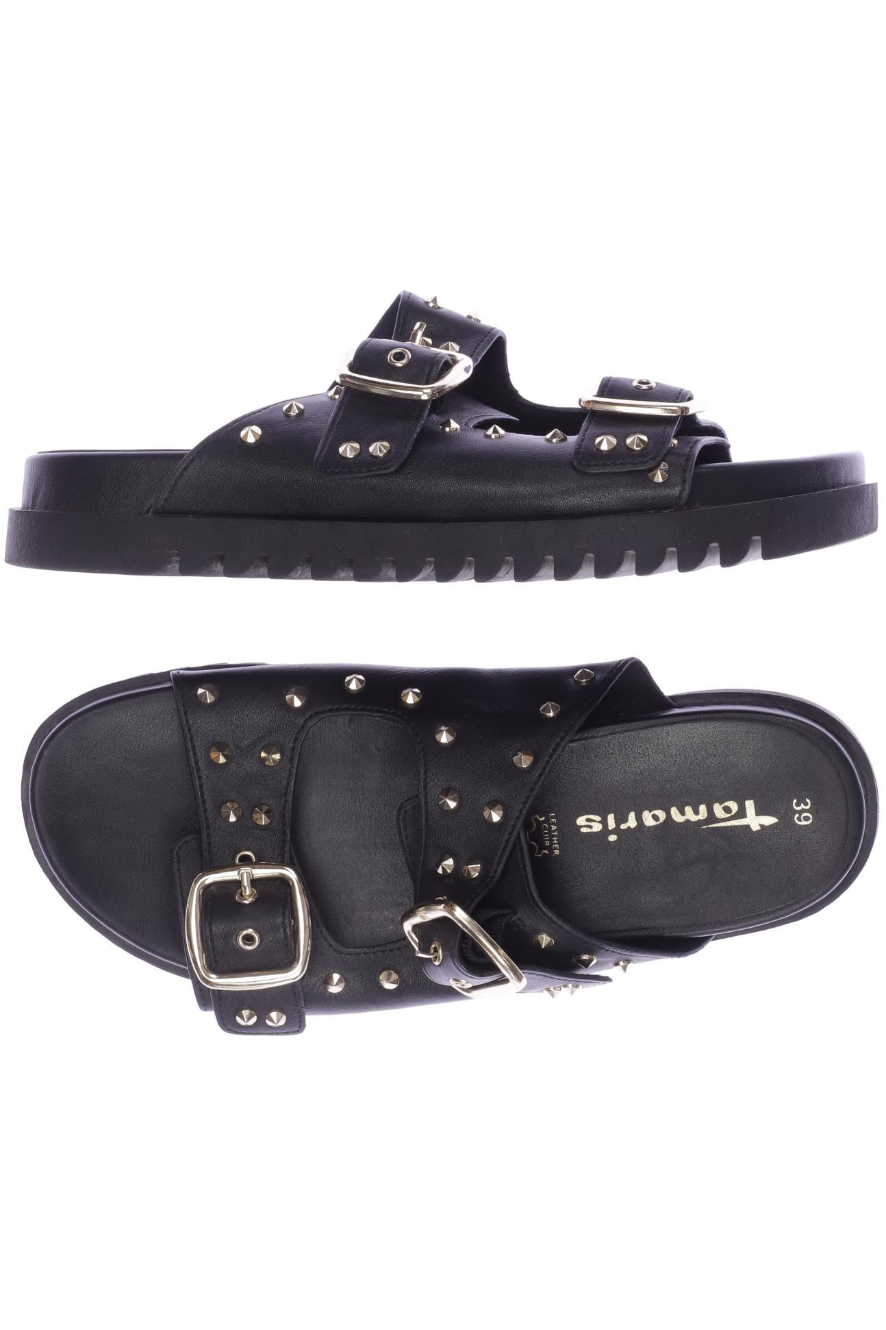 

Tamaris Damen Sandale, schwarz, Gr. 39