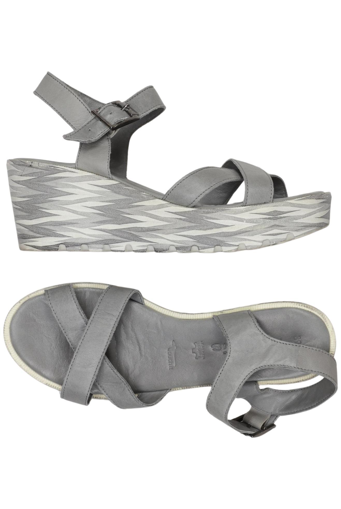 

Tamaris Damen Sandale, grau, Gr. 39