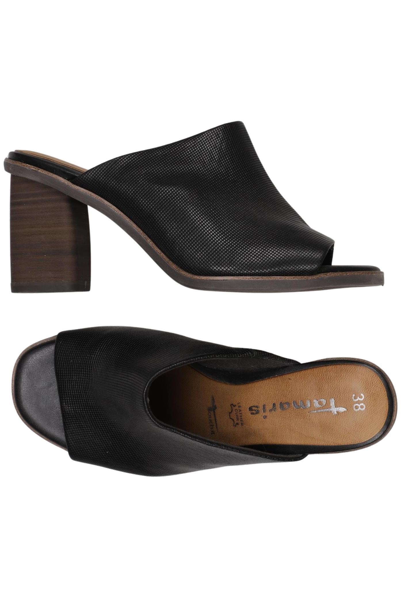 

Tamaris Damen Sandale, schwarz, Gr. 38