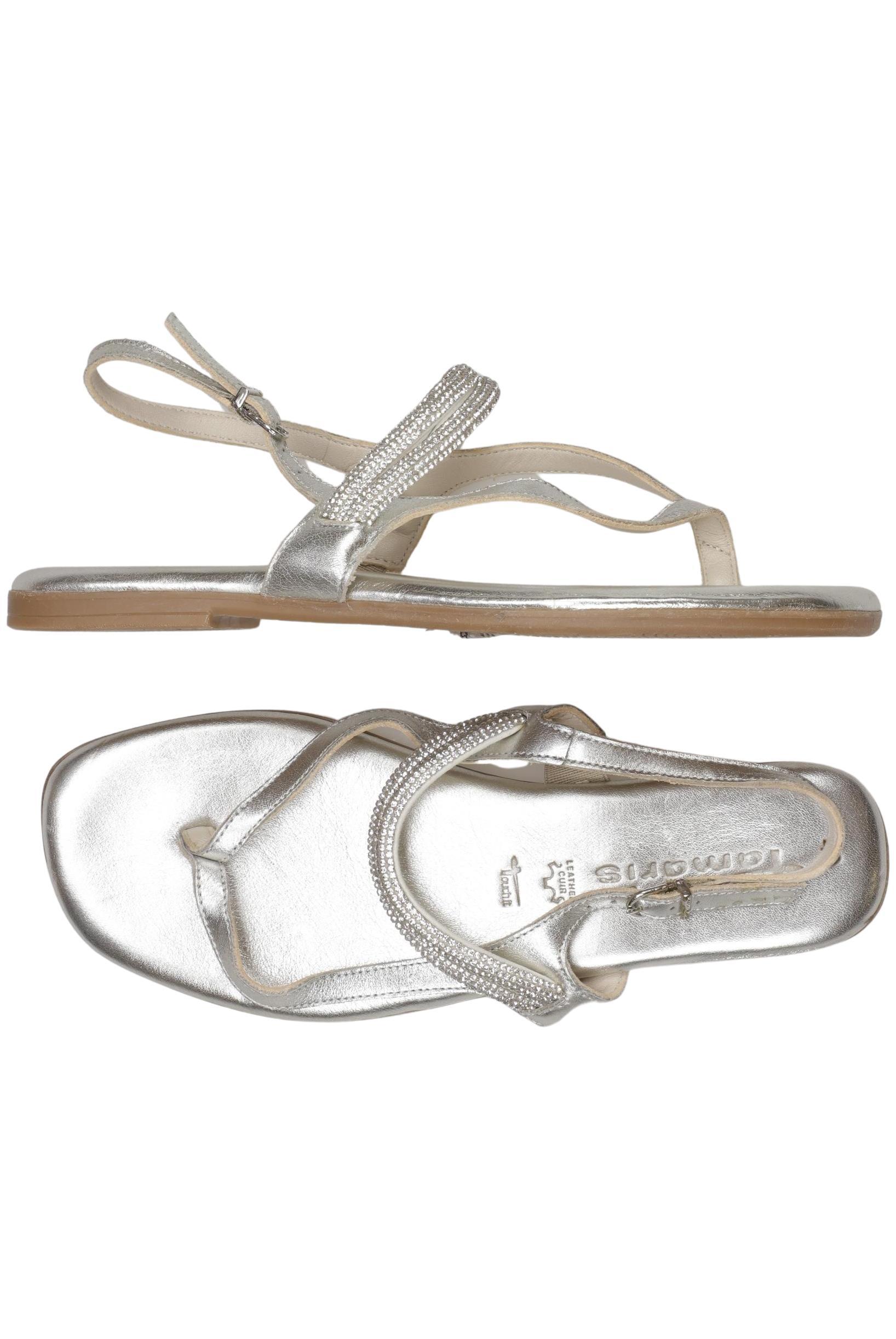 

Tamaris Damen Sandale, silber, Gr. 40
