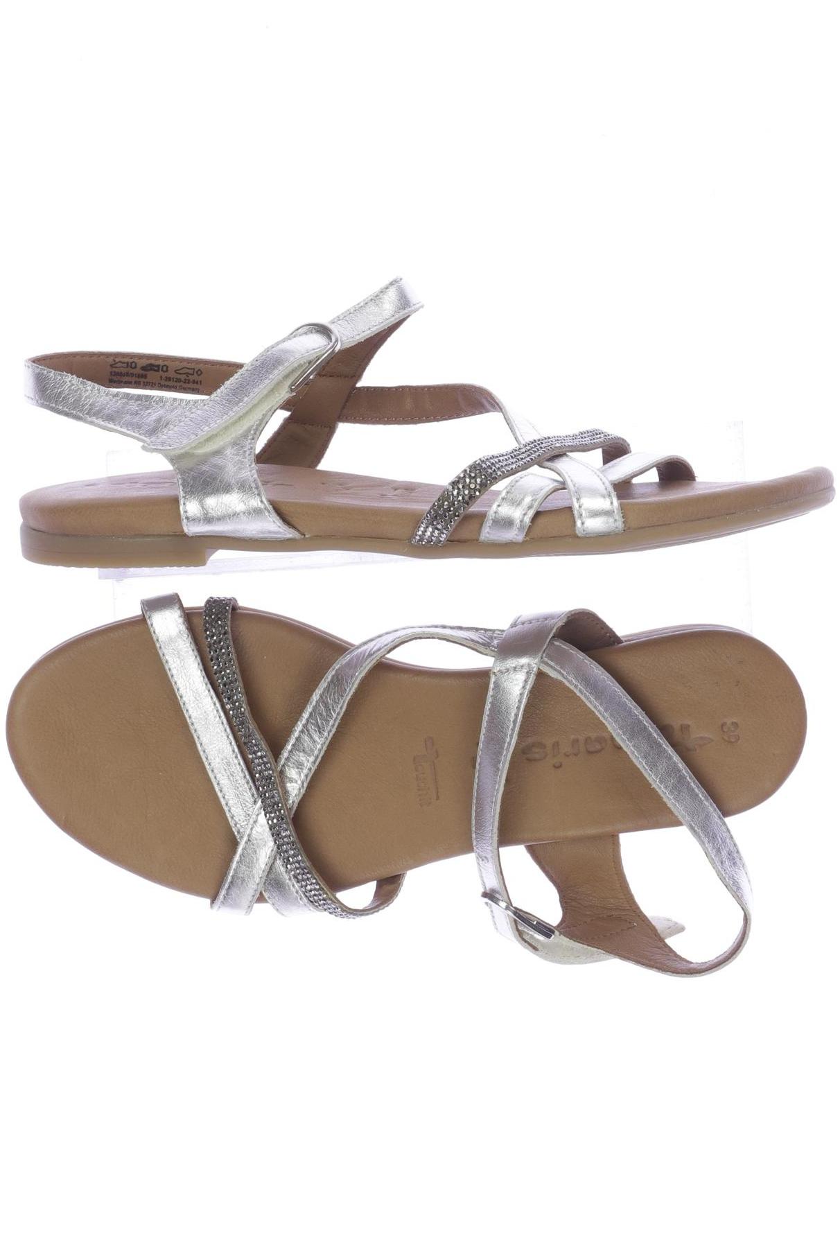 

Tamaris Damen Sandale, grau, Gr. 39