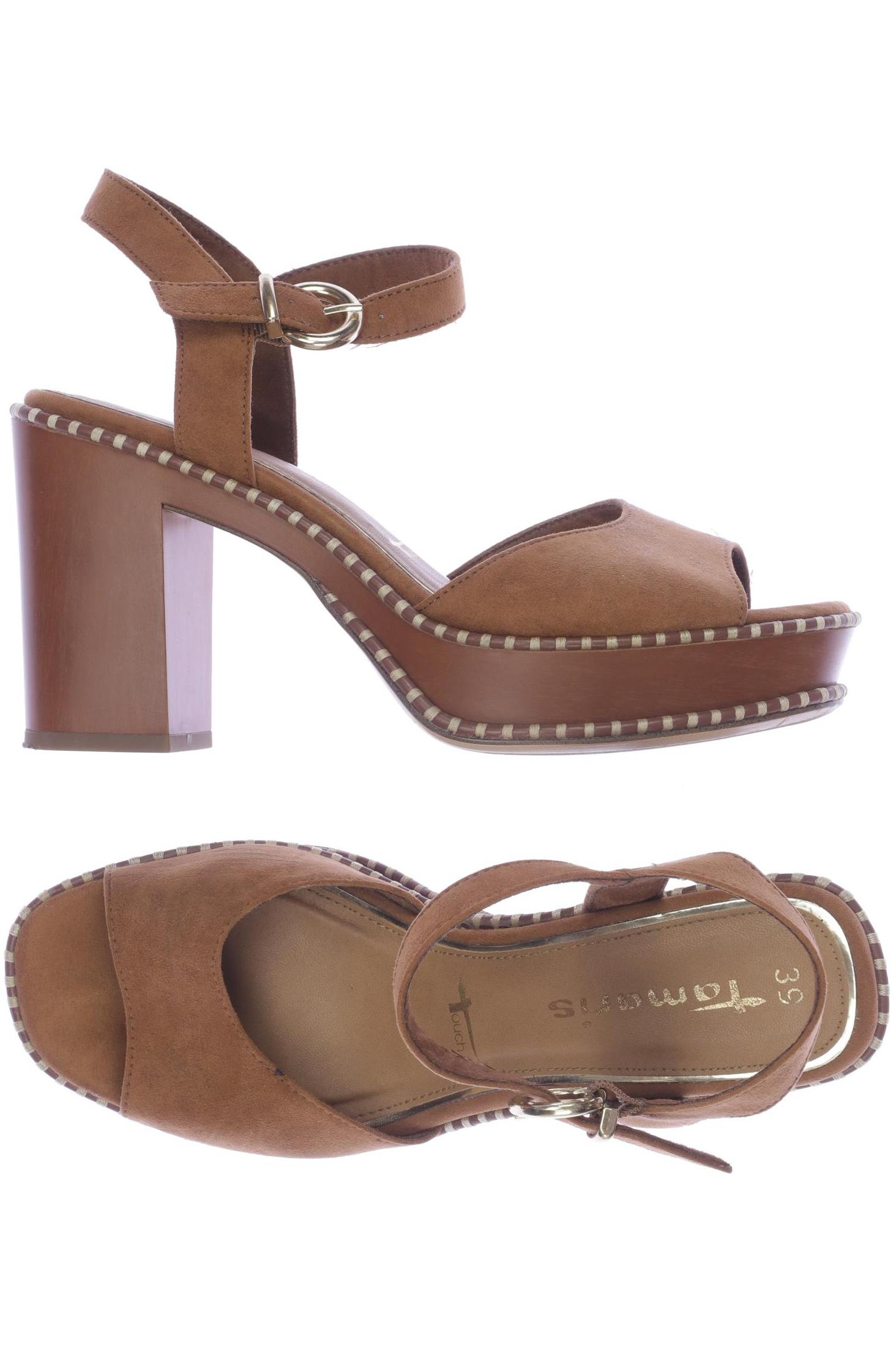 

Tamaris Damen Sandale, braun, Gr. 39