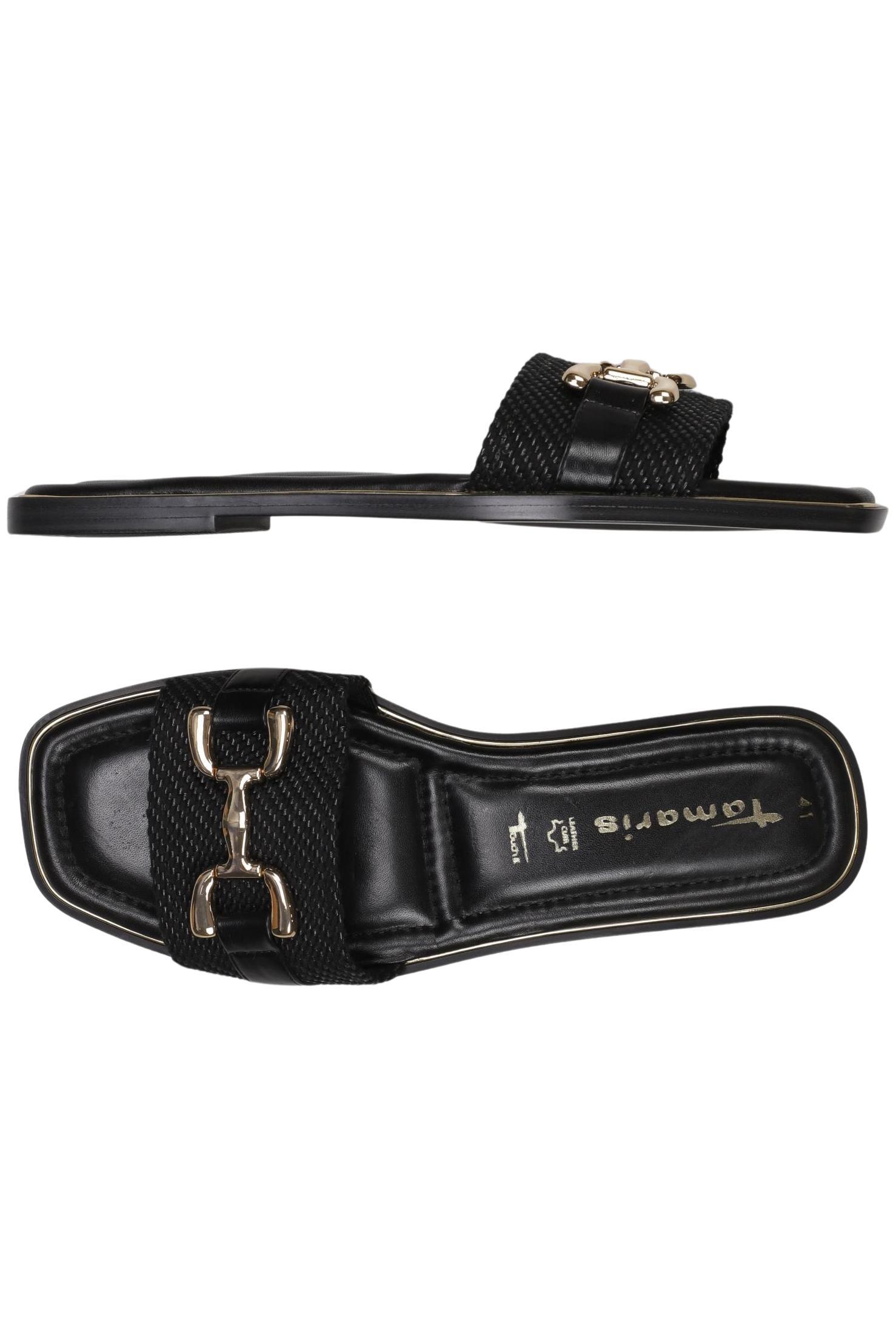 

Tamaris Damen Sandale, schwarz, Gr. 41