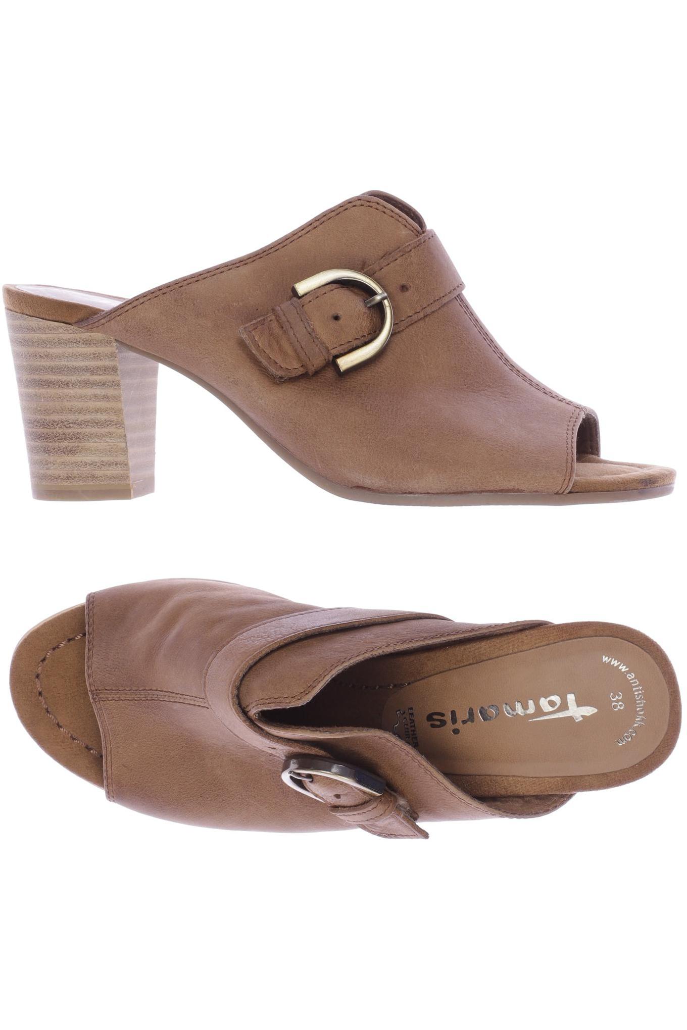 

Tamaris Damen Sandale, braun, Gr. 38