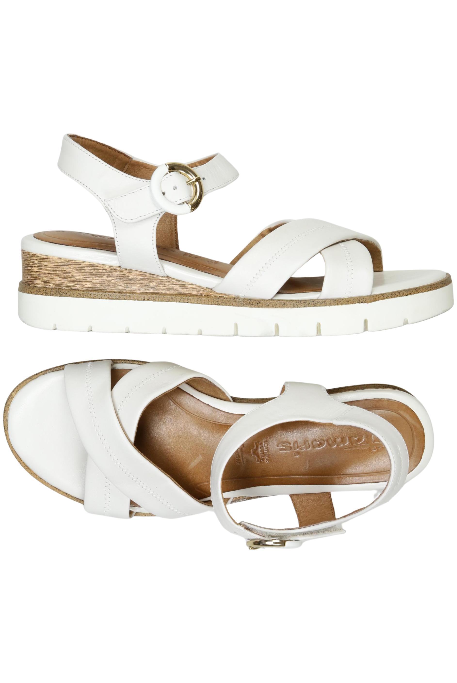 

Tamaris Damen Sandale, weiß, Gr. 39