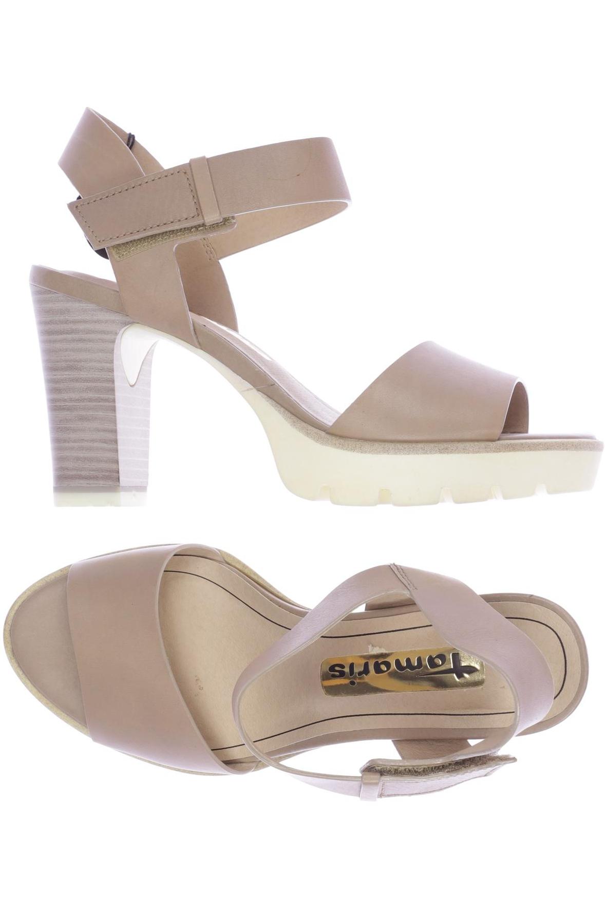

Tamaris Damen Sandale, beige, Gr. 36