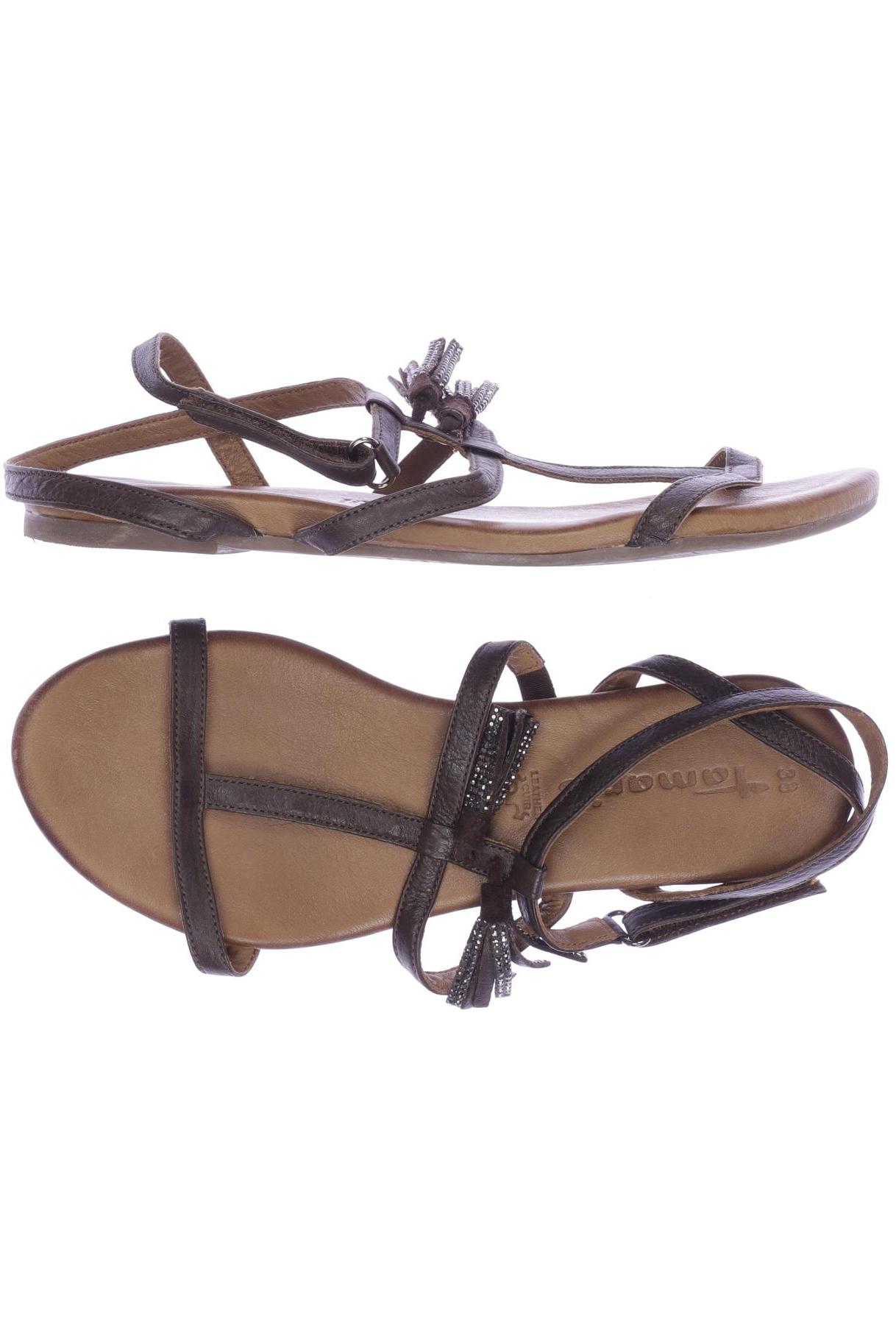 

Tamaris Damen Sandale, braun, Gr. 38