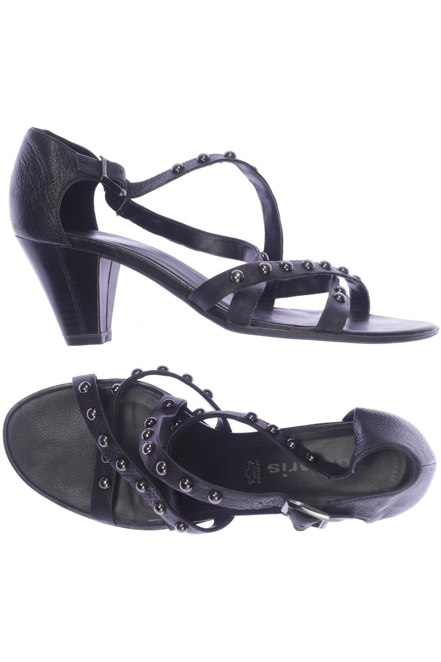 

Tamaris Damen Sandale, schwarz, Gr. 39