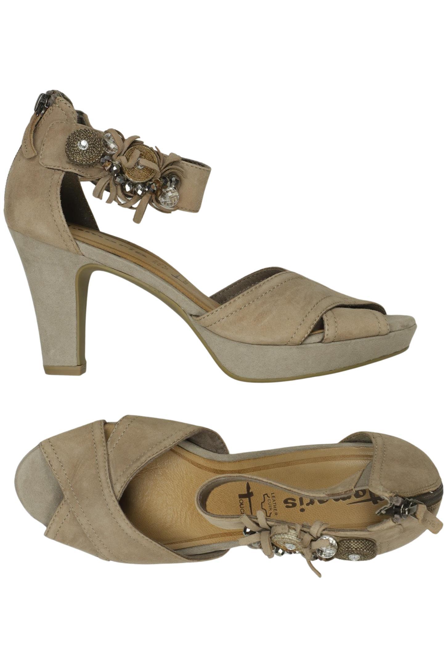 

Tamaris Damen Sandale, beige, Gr. 39