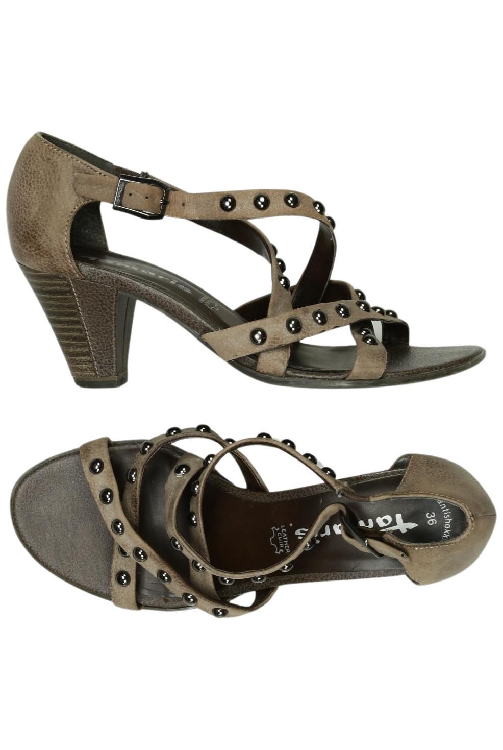 

Tamaris Damen Sandale, braun, Gr. 36