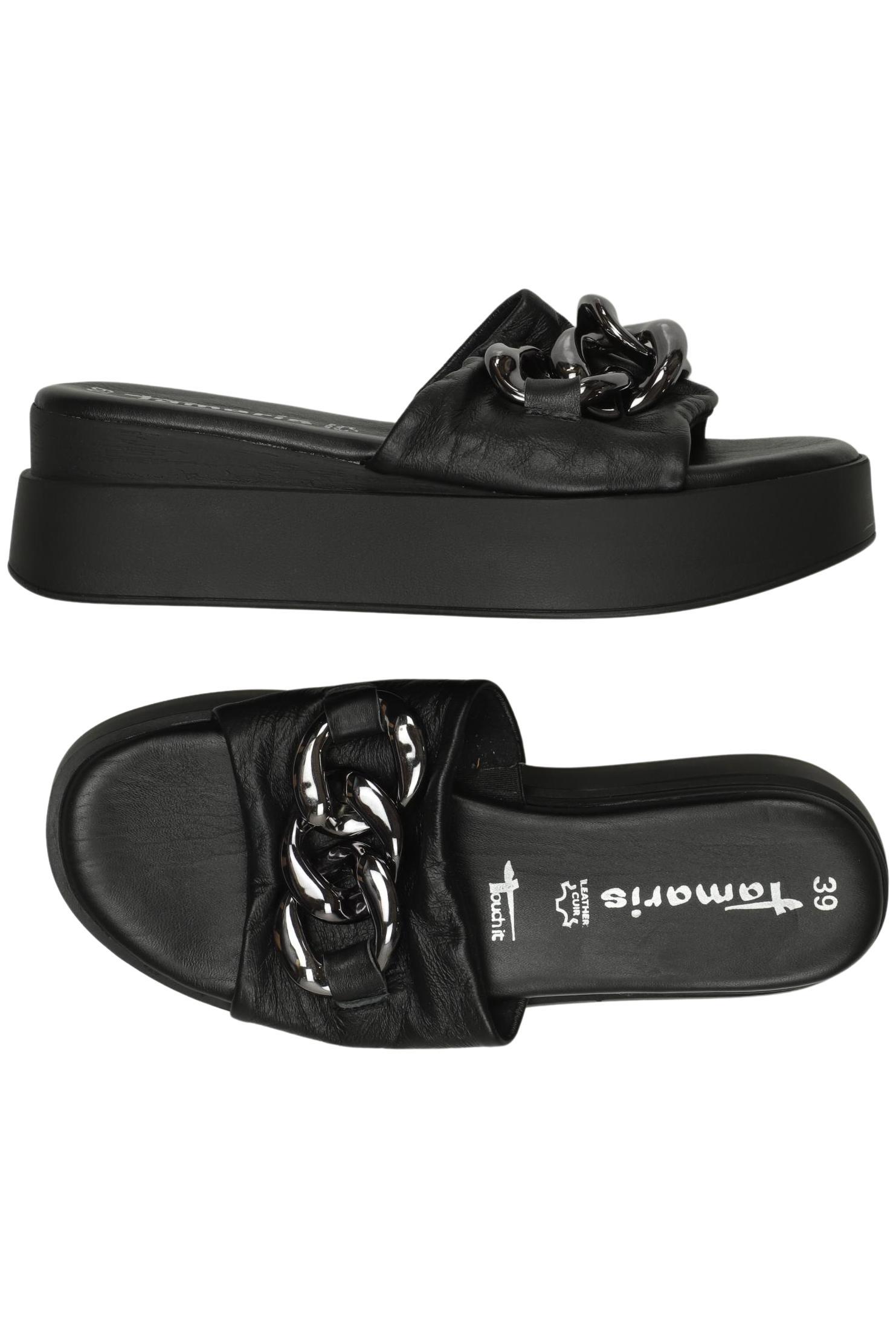 

Tamaris Damen Sandale, schwarz, Gr. 39