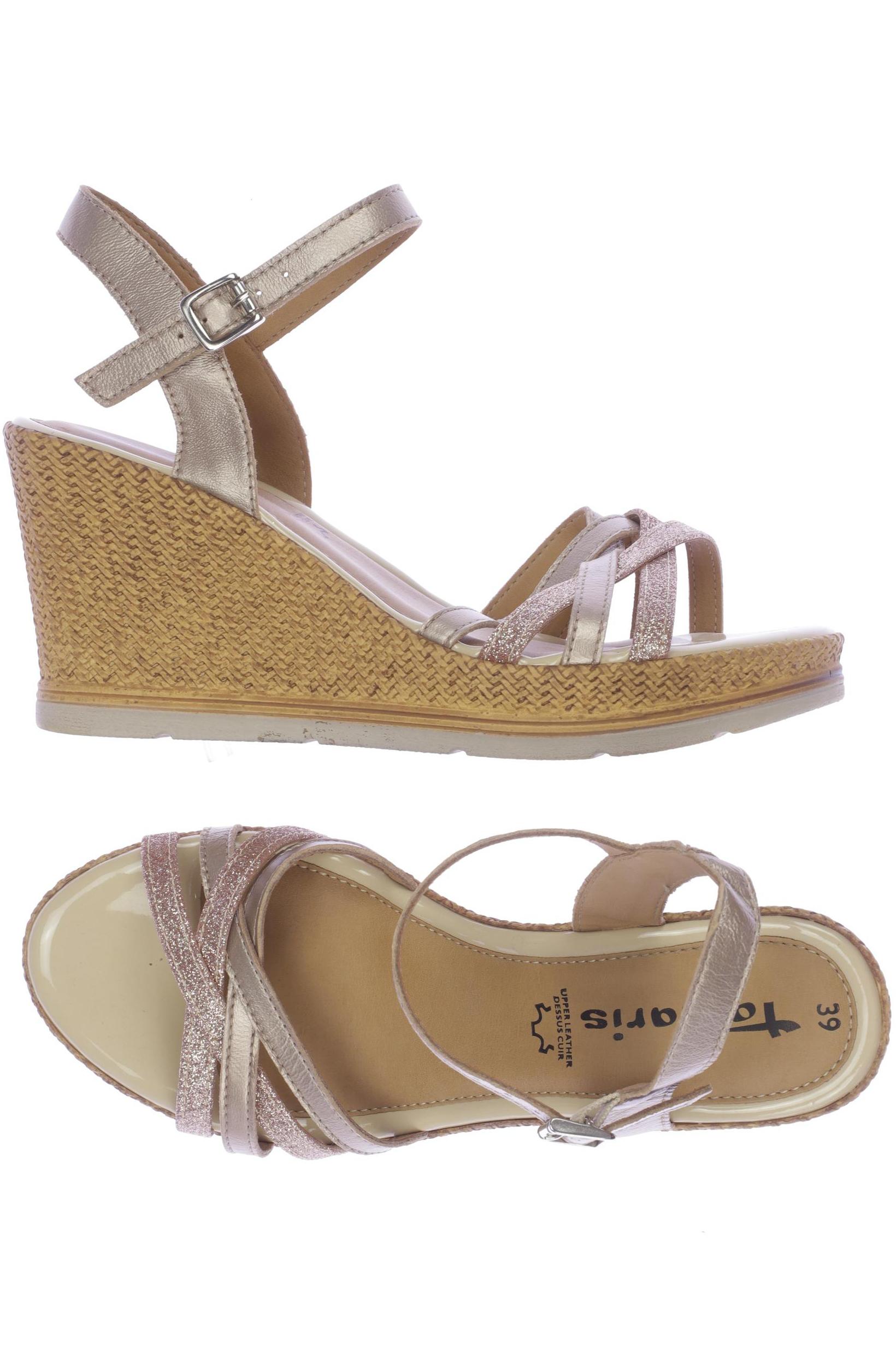 

Tamaris Damen Sandale, beige, Gr. 39