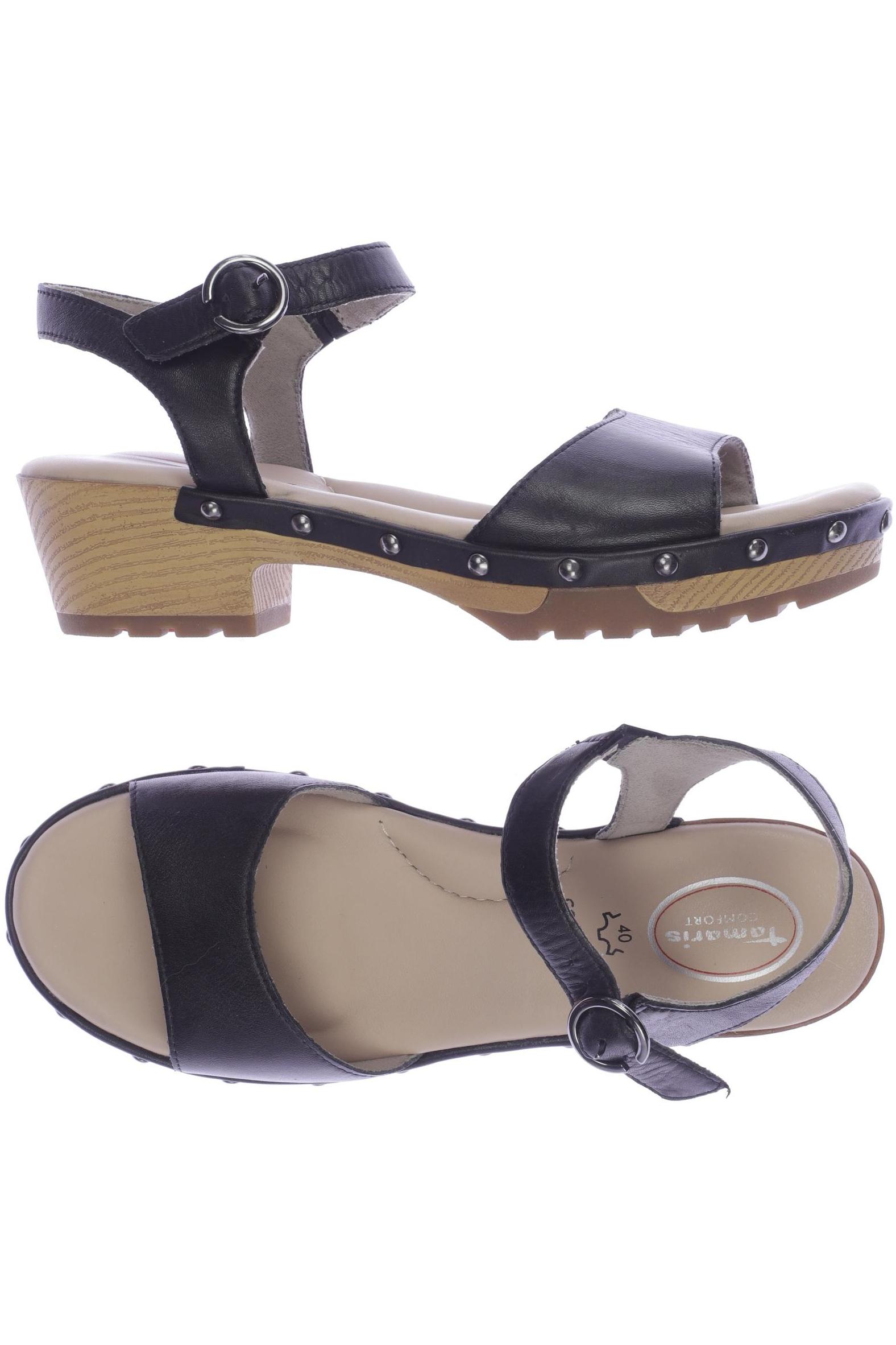 

Tamaris Damen Sandale, schwarz
