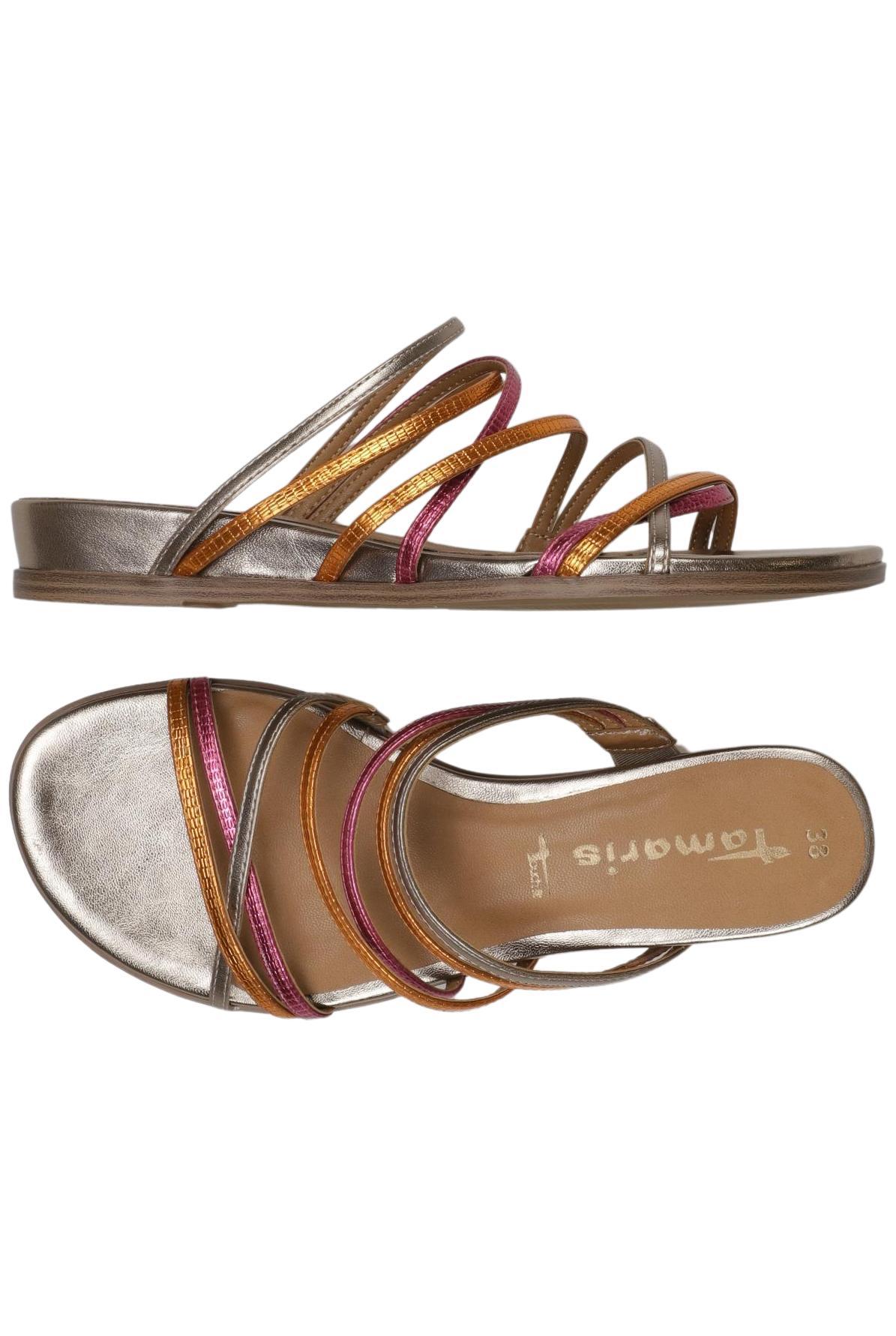 

Tamaris Damen Sandale, silber, Gr. 38