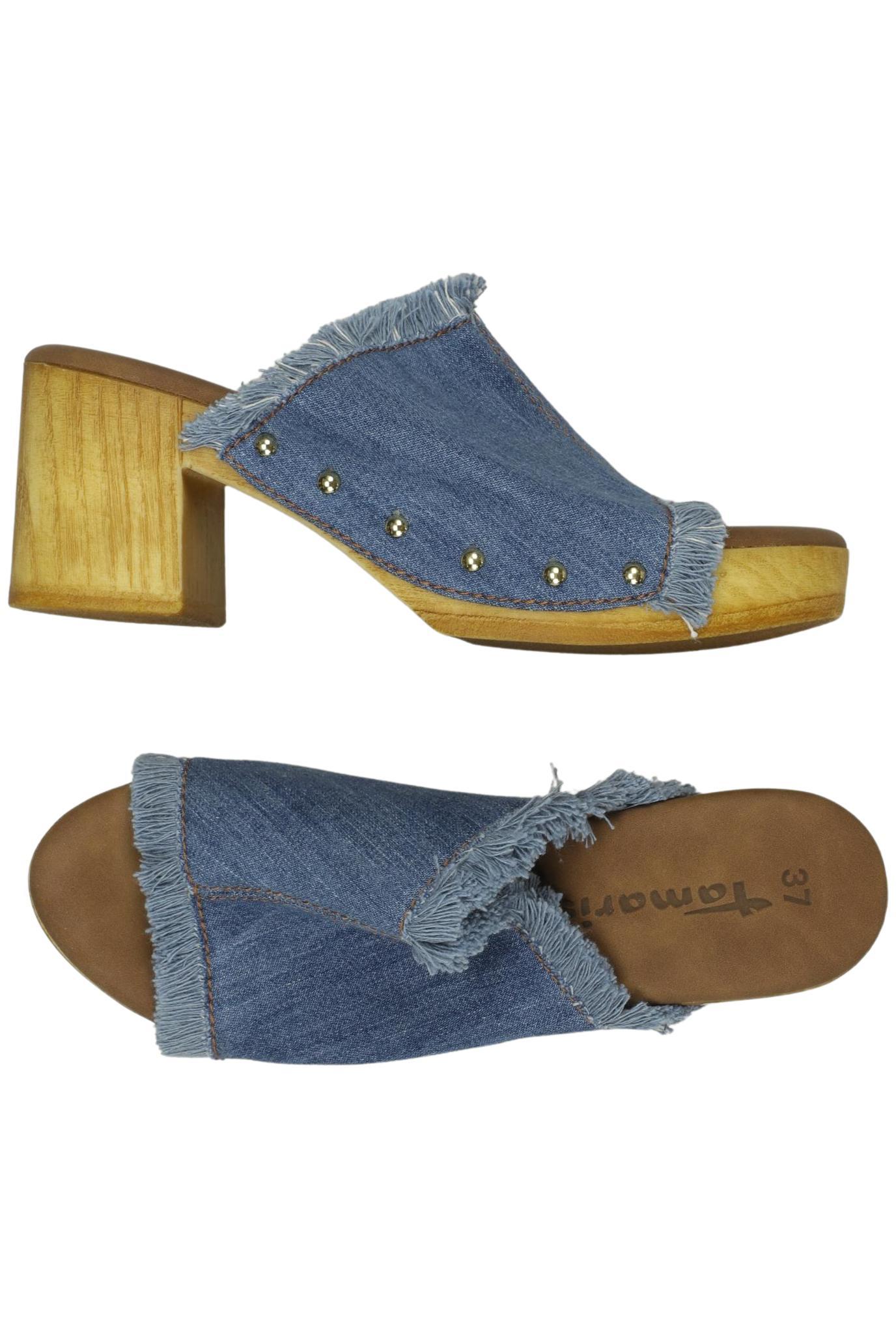 

Tamaris Damen Sandale, blau, Gr. 37