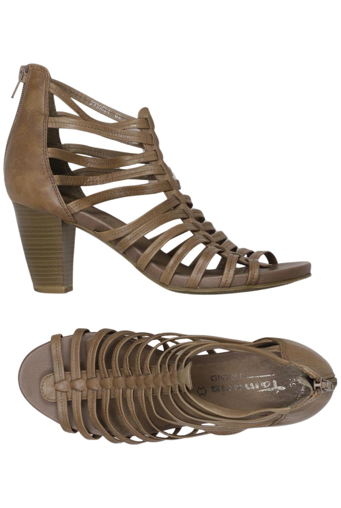 

Tamaris Damen Sandale, braun, Gr. 39