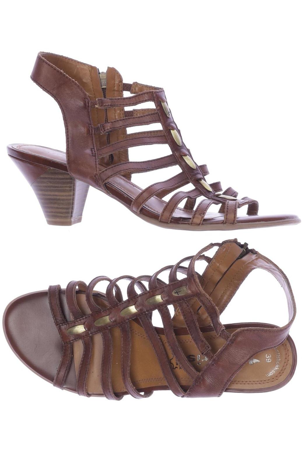 

Tamaris Damen Sandale, braun, Gr. 39