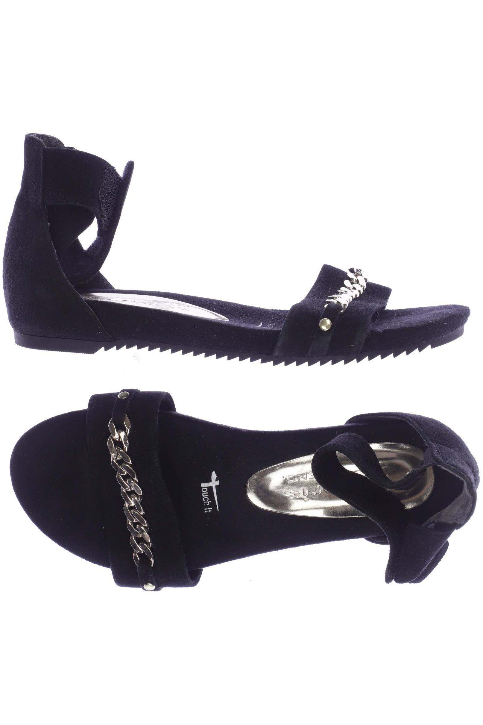 

Tamaris Damen Sandale, schwarz